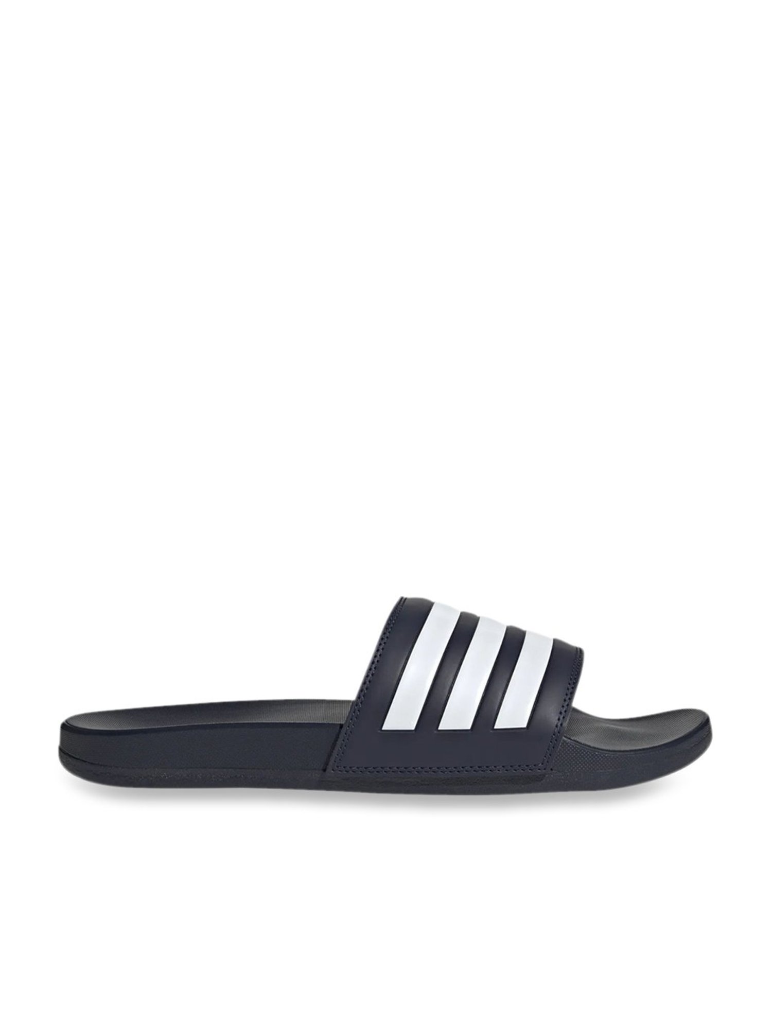 Black adidas boost online slides