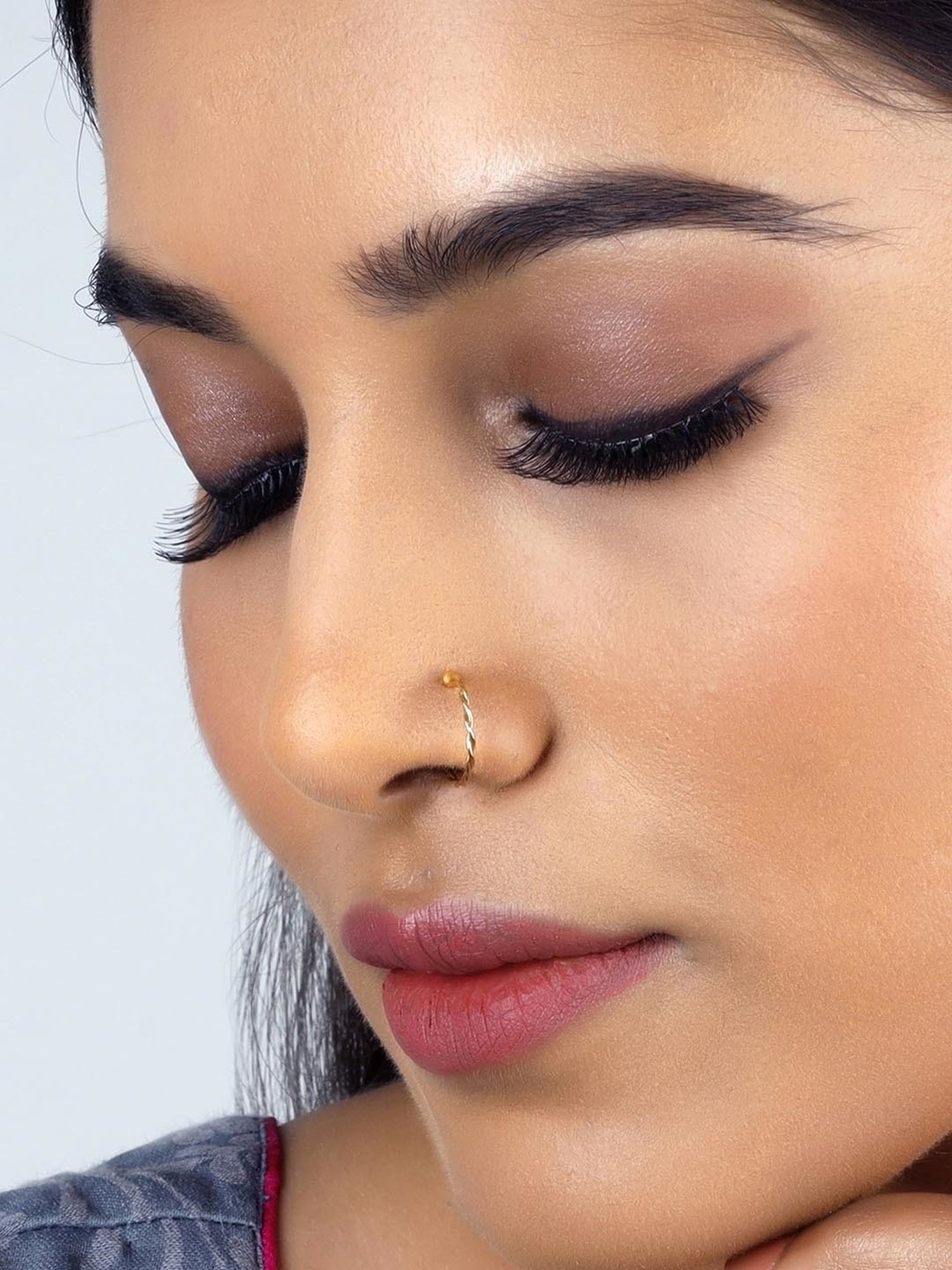 Buy GIVA 92.5 Sterling Silver Twisted Nose Ring for Women Online At Best Price Tata CLiQ