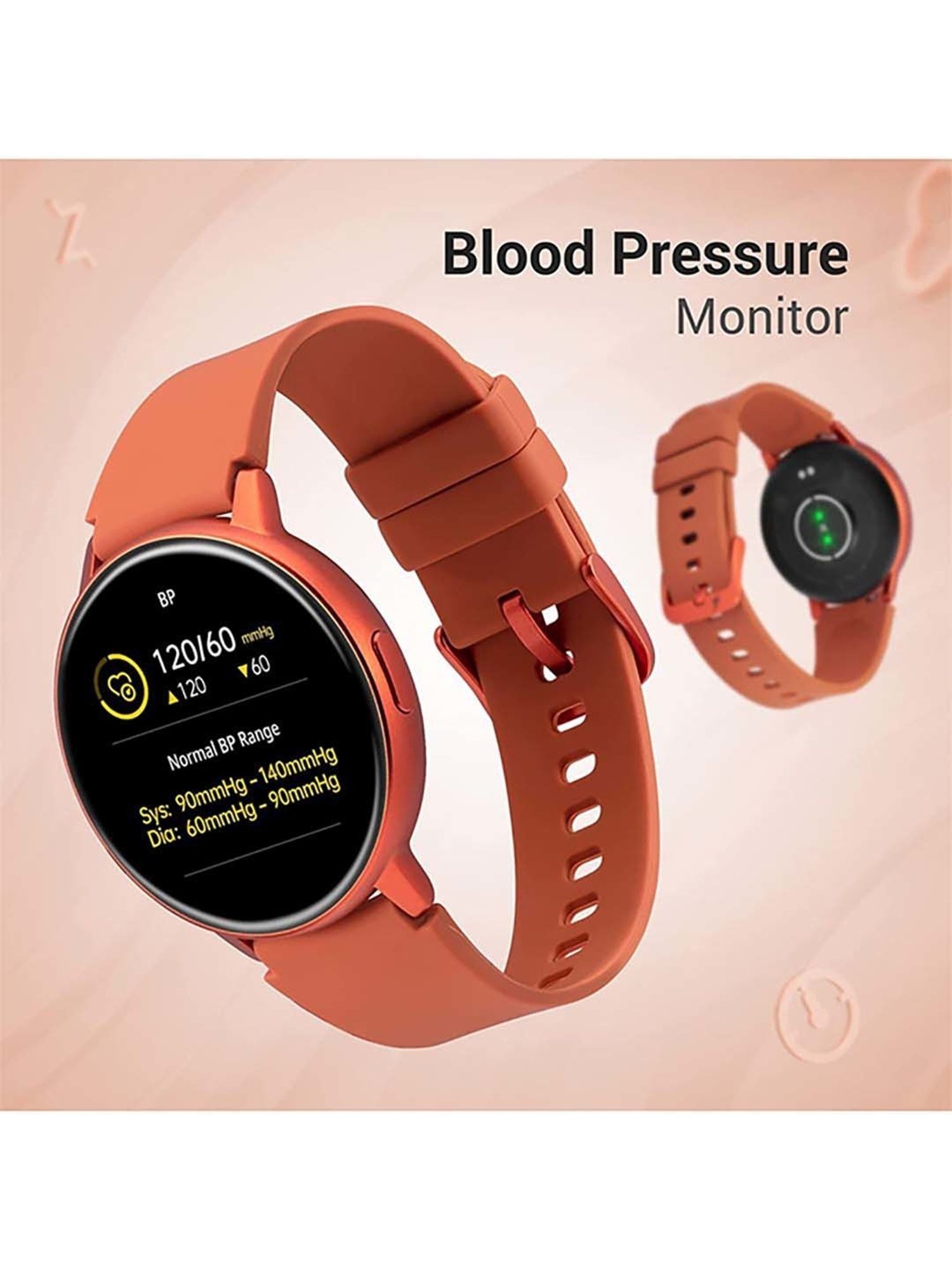 Buy Fastrack Reflex Play BT Calling Smart Watch Dazzling Orange Online At Best Price Tata CLiQ