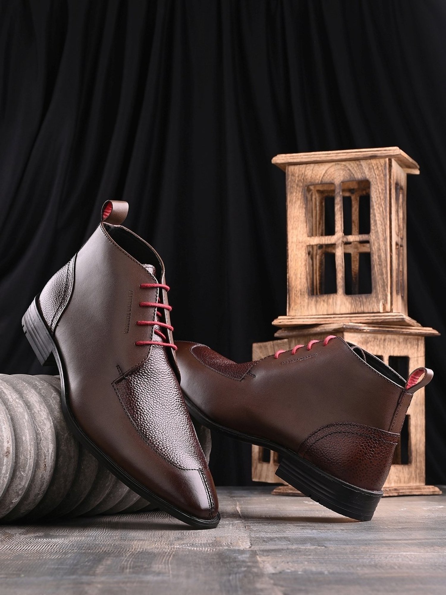 Alberto torresi men's leather boots sale