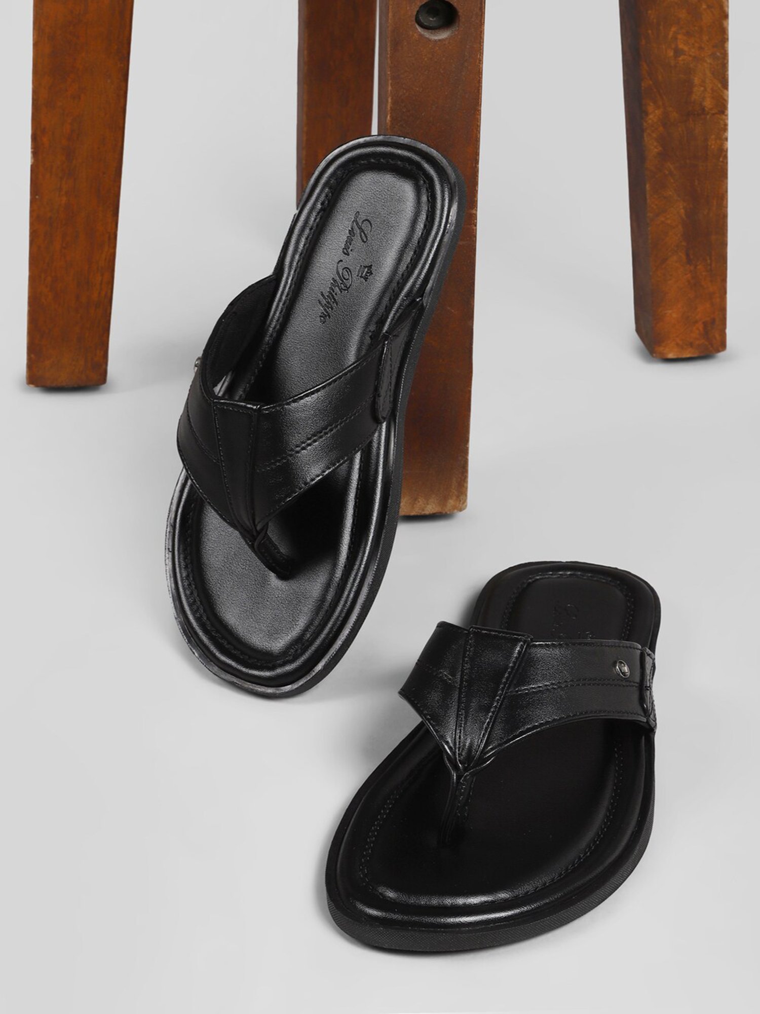 Buy Louis Philippe Men's Black Slides for Men at Best Price @ Tata CLiQ