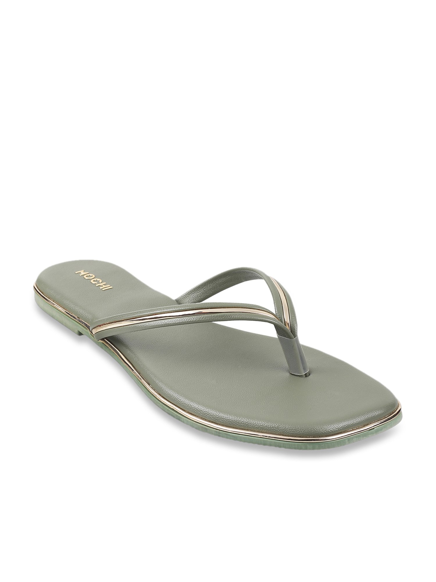 Buy Mochi Women's Silver Thong Sandals for Women at Best Price @ Tata CLiQ