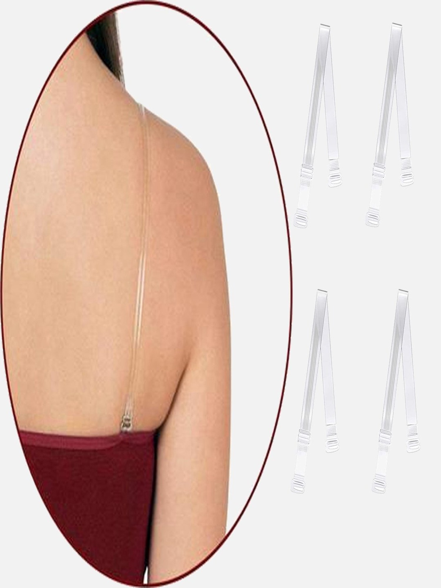 Buy Hunkemoller White Transparent Bra Straps for Women Online @ Tata CLiQ
