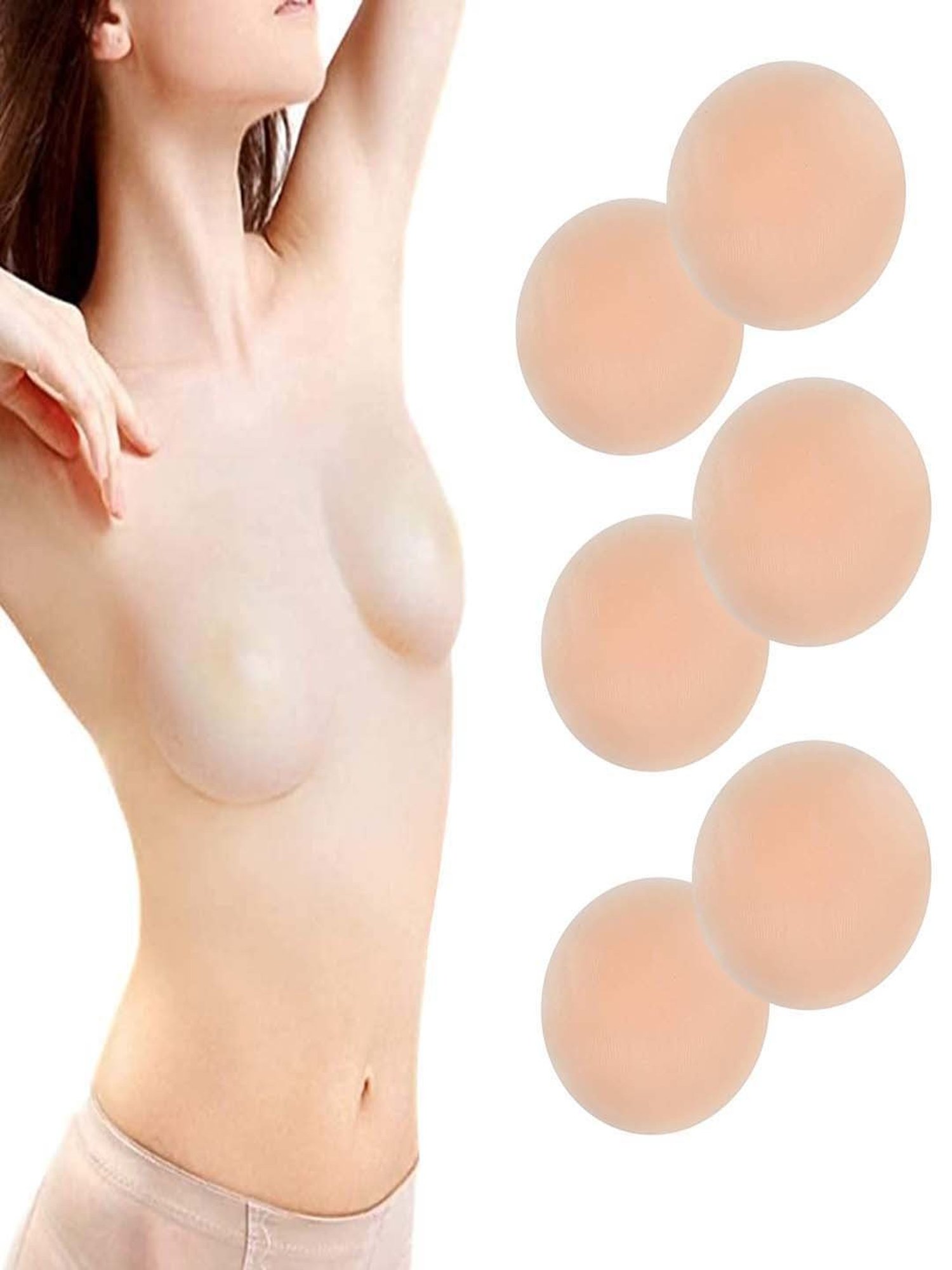 Buy FIMS: Fashion is my Style Beige Reusable Nipple Covers - Pack Of 3 for Women  Online @ Tata CLiQ
