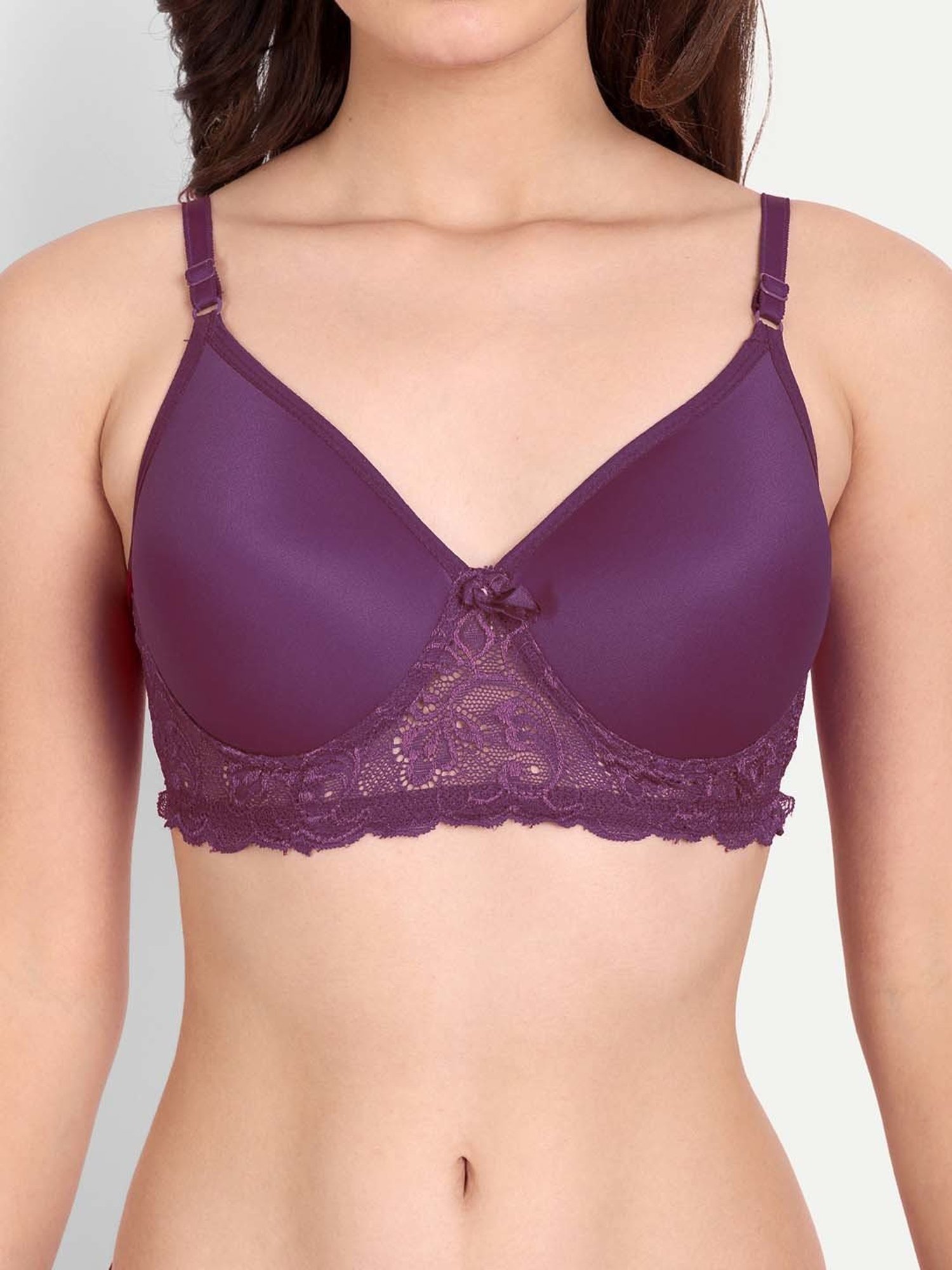 Buy FIMS: Fashion is my Style Red & Purple Bras - Pack Of 2 for Women Online  @ Tata CLiQ