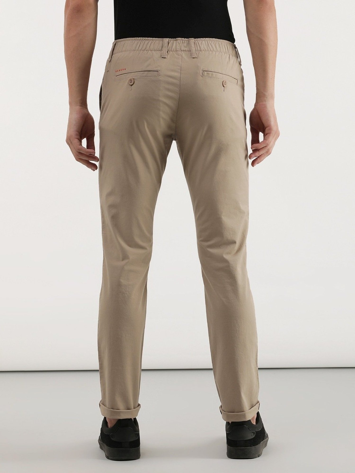 Armani Exchange Straight Fit Trousers | Zappos.com