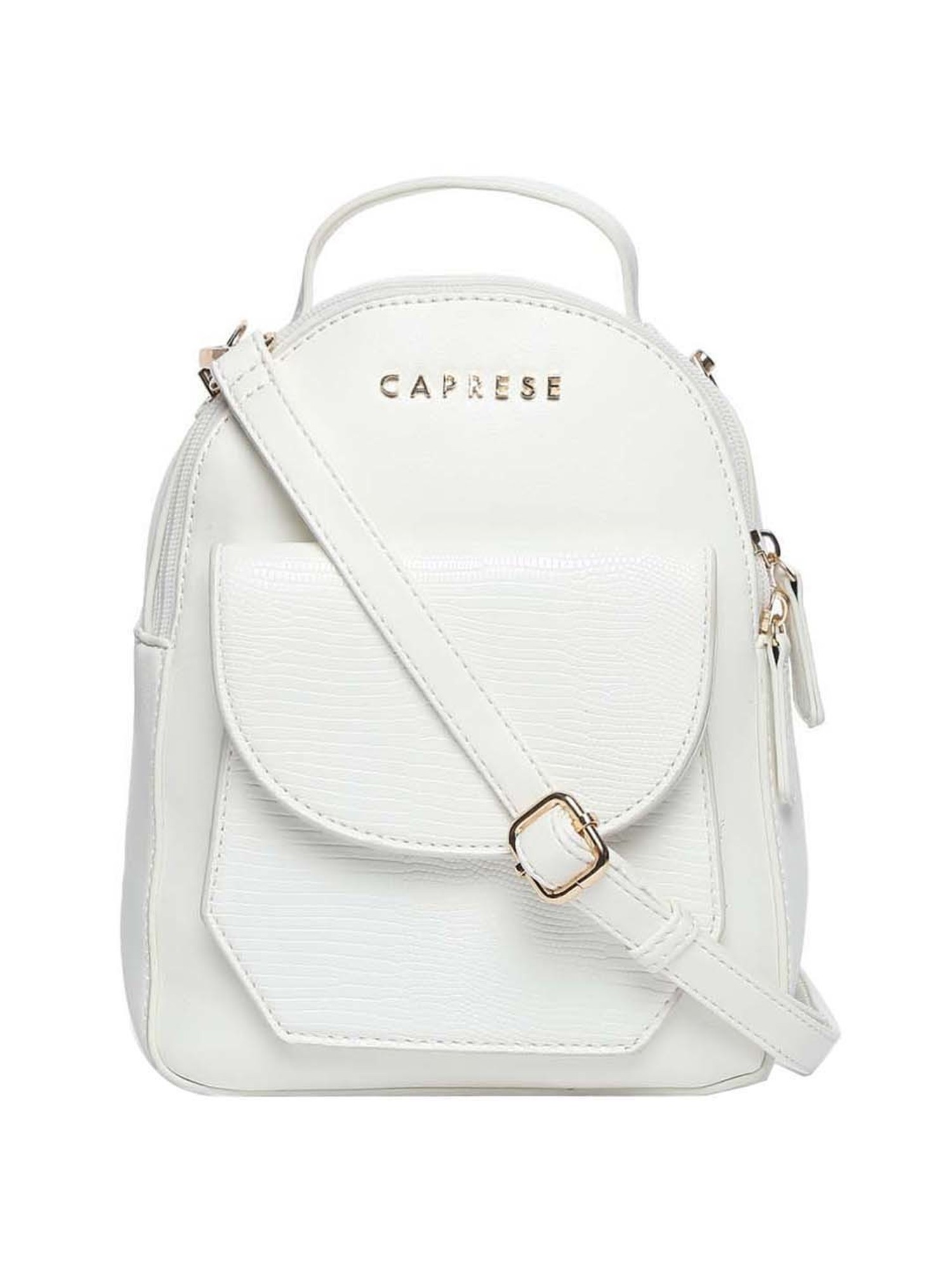 Buy Caprese Alyona Backpack Small White Online