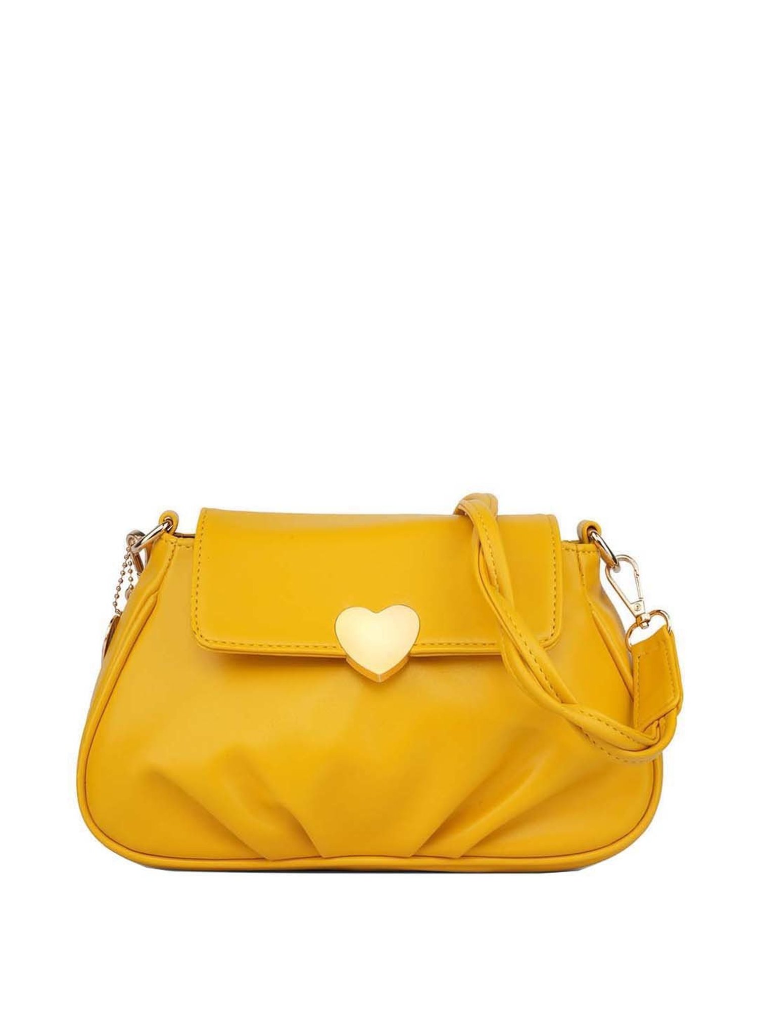 Caprese yellow sling bag hot sale