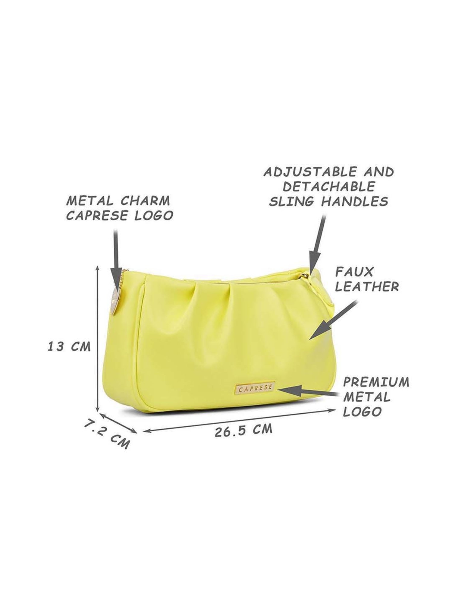 Caprese yellow sale sling bag