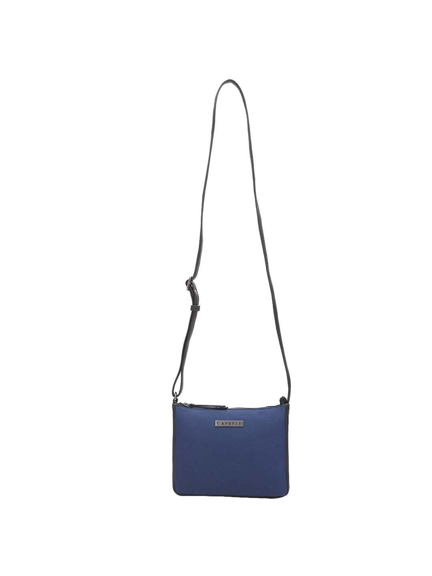 Caprese navy blue store solid shoulder bag