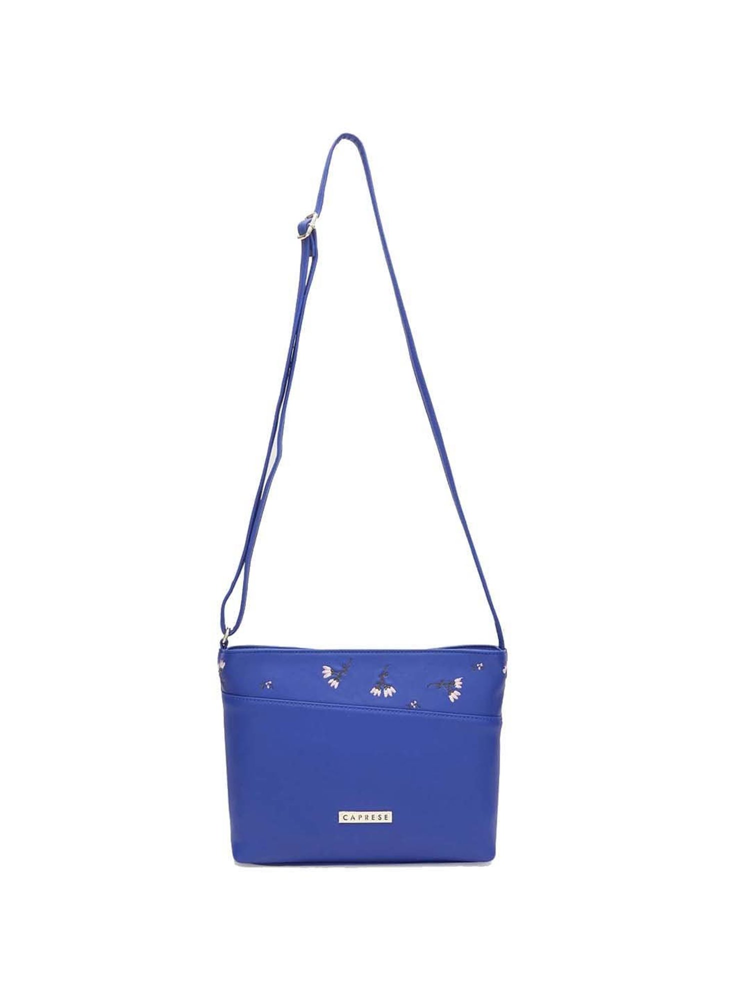Buy Caprese Navy Blue Solid Shoulder Bag - Handbags for Women 8365329 |  Myntra