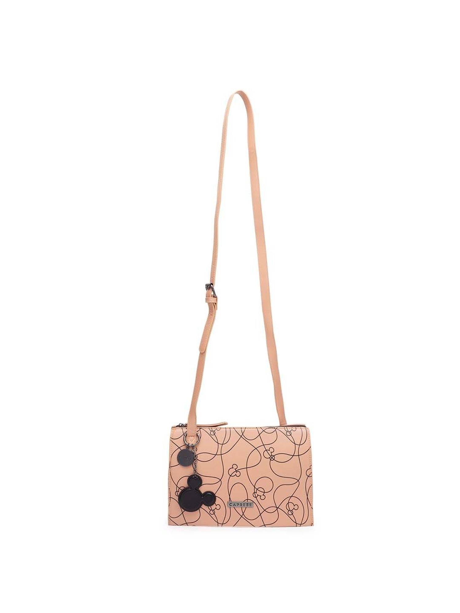 Buy Caprese Vinci Beige Printed Free Size Sling Handbag Online At Best  Price @ Tata CLiQ