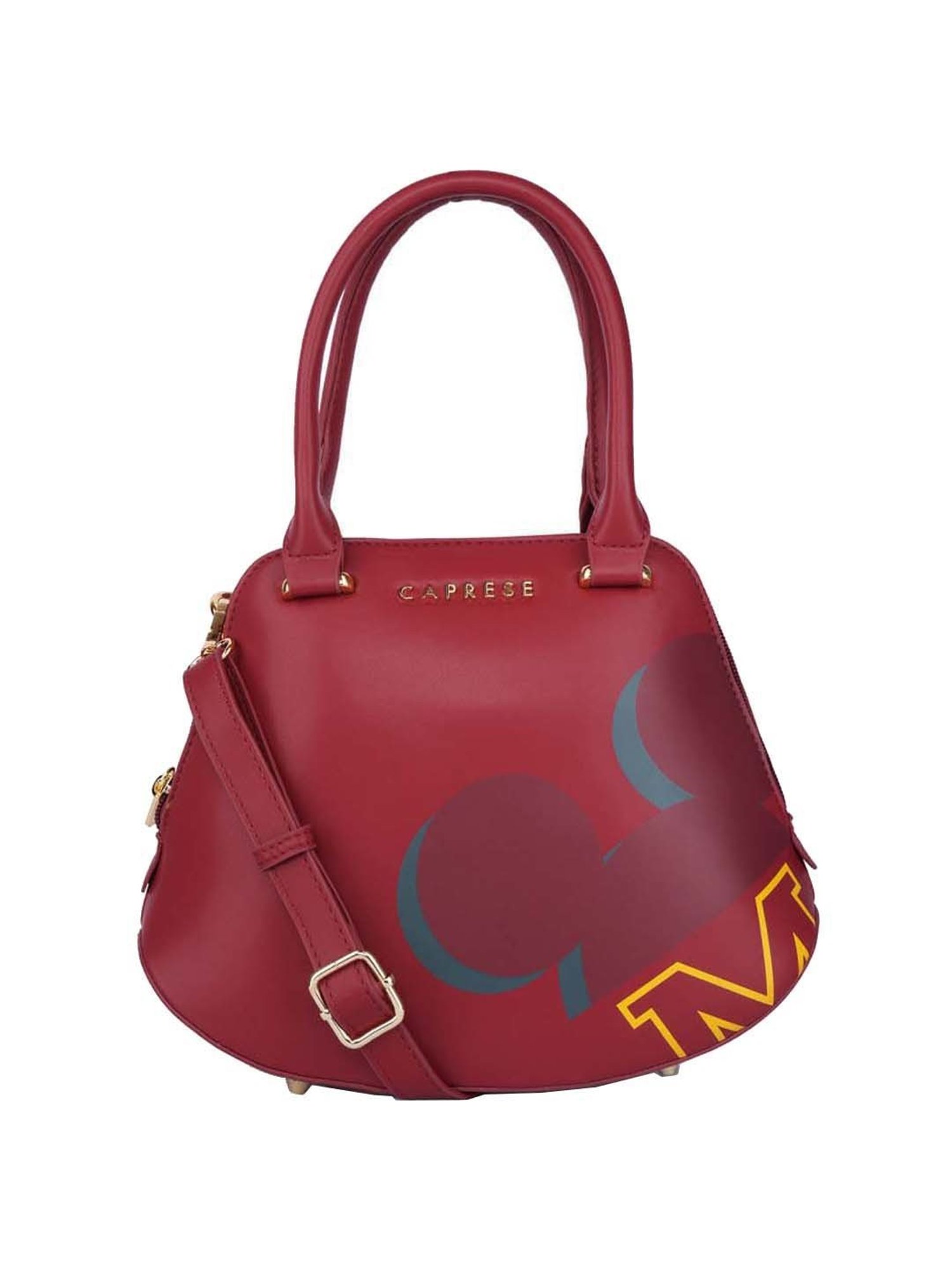 Buy Caprese Ornella Red Printed Free Size Handbag Online At Best