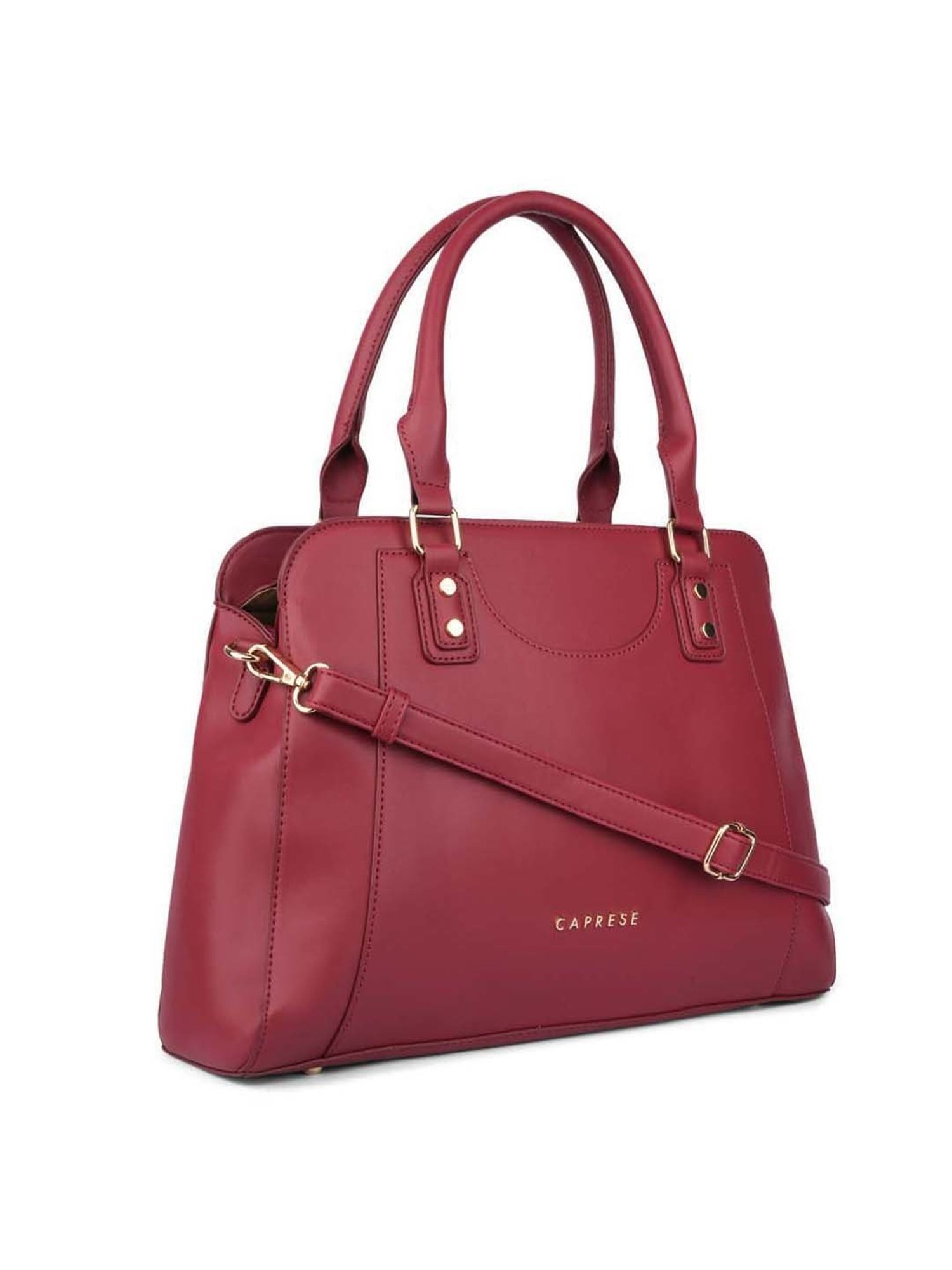 Plain Faux Leather And Polyester Caprese Gianna Medium Satchel Bag at Rs  2900 in Guwahati