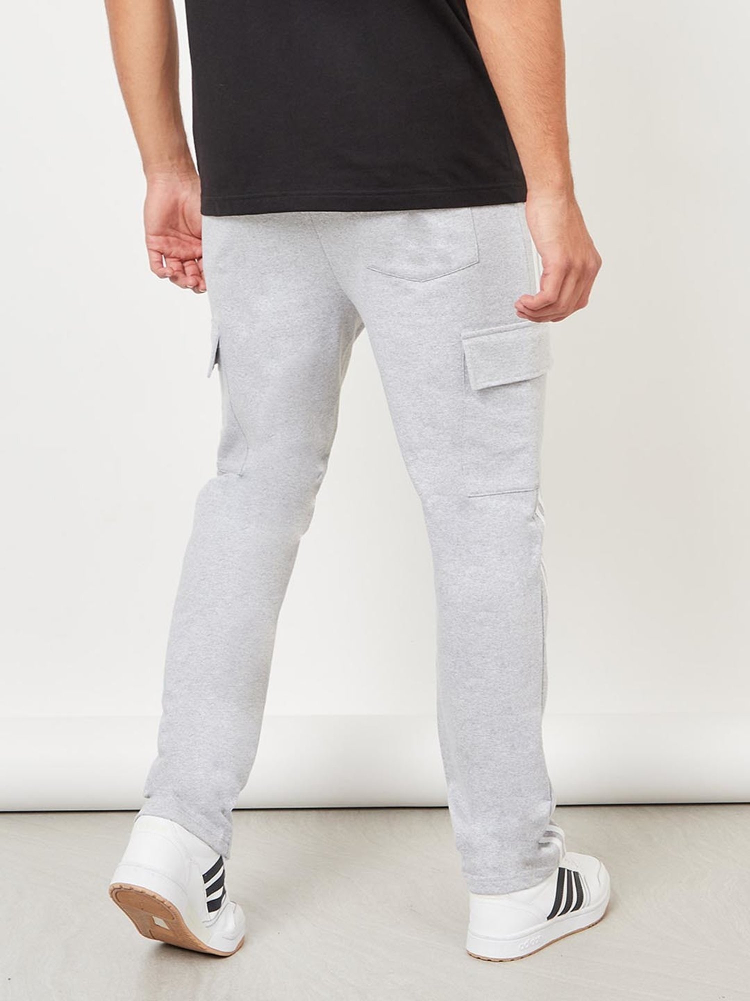 Styli White Oversized Fit Varsity Print Jogger - Elasticated Hem