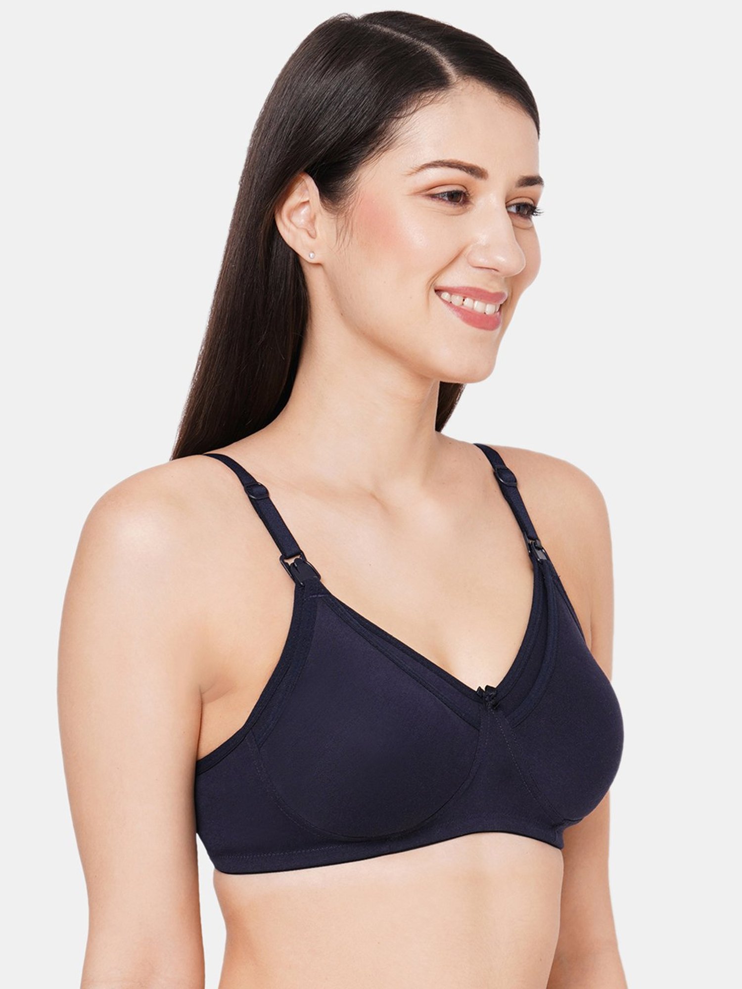 MomToBe Pack Of 3 Non Padded Non Wired Maternity Bra Multi Colour Online in  India, Buy at Best Price from  - 13003620