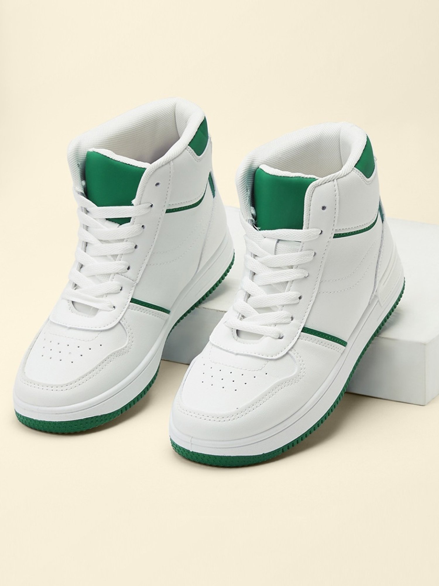 Details 112+ white high ankle sneakers super hot
