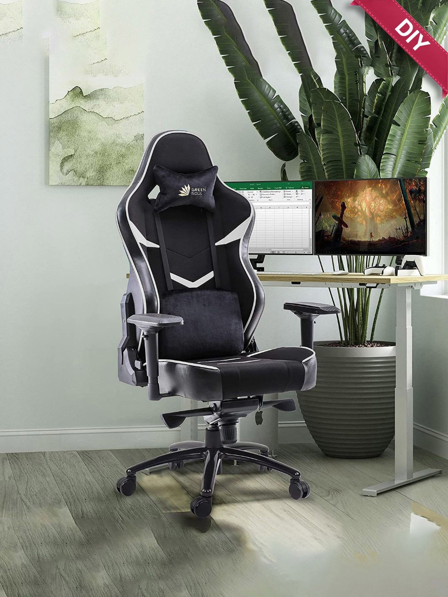 Green soul 2025 gaming chair