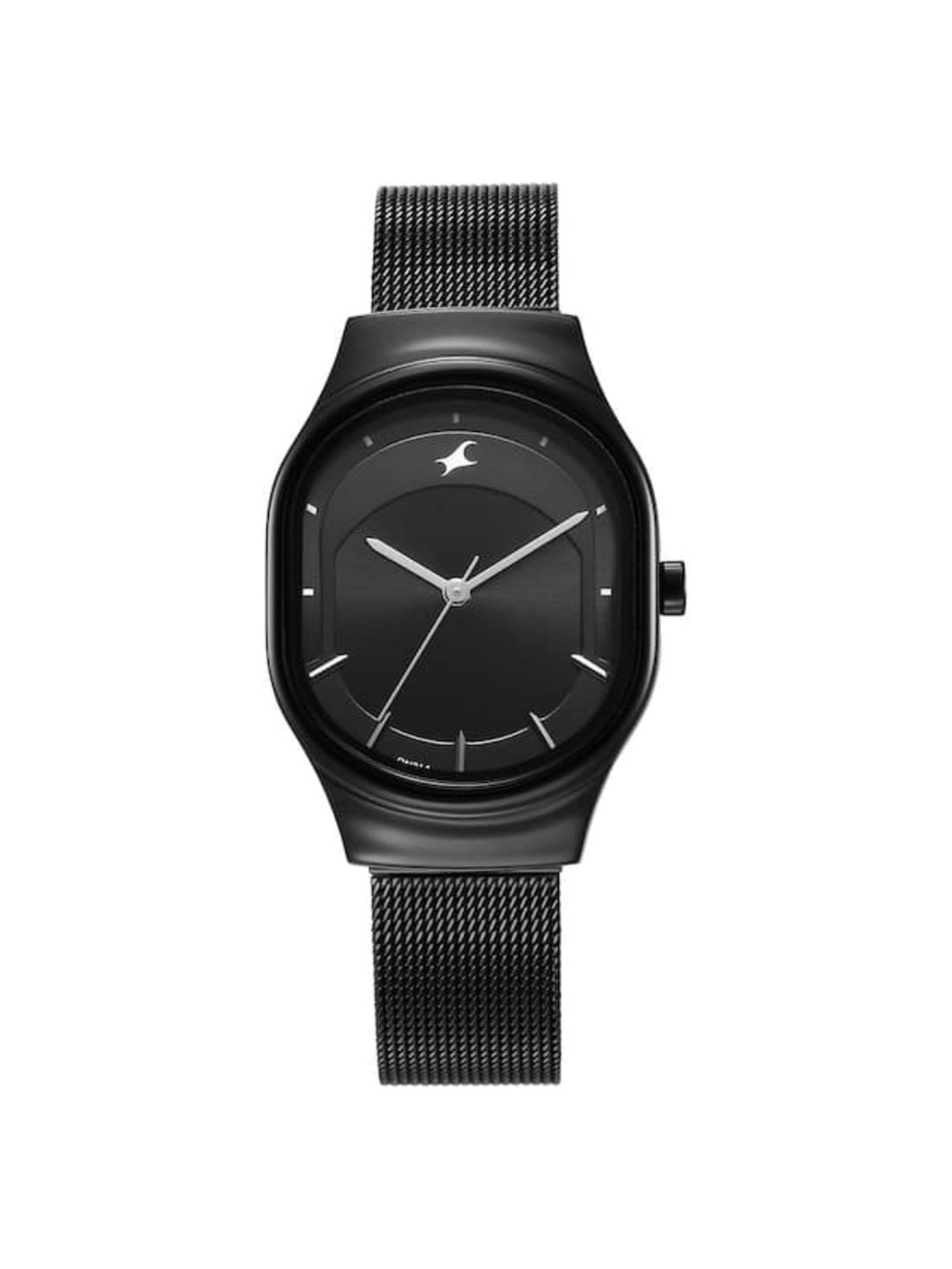 Fastrack Wear Your Look Quartz Analog Black Dial Leather Strap Watch for  Guys