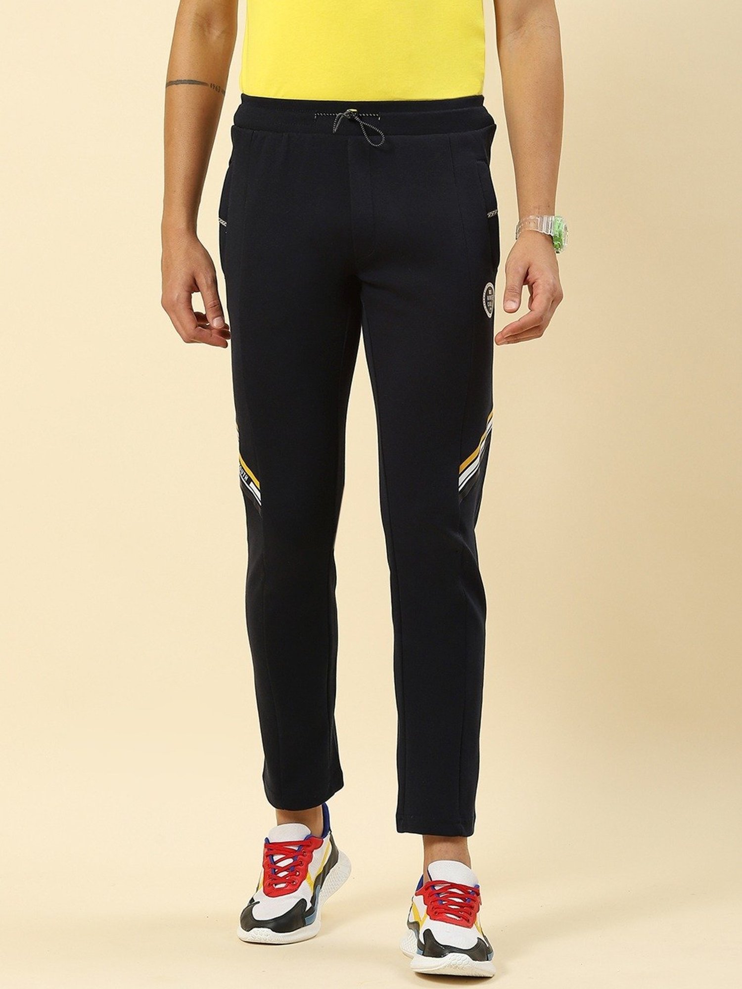 Monte Carlo Black Regular Fit Trackpants