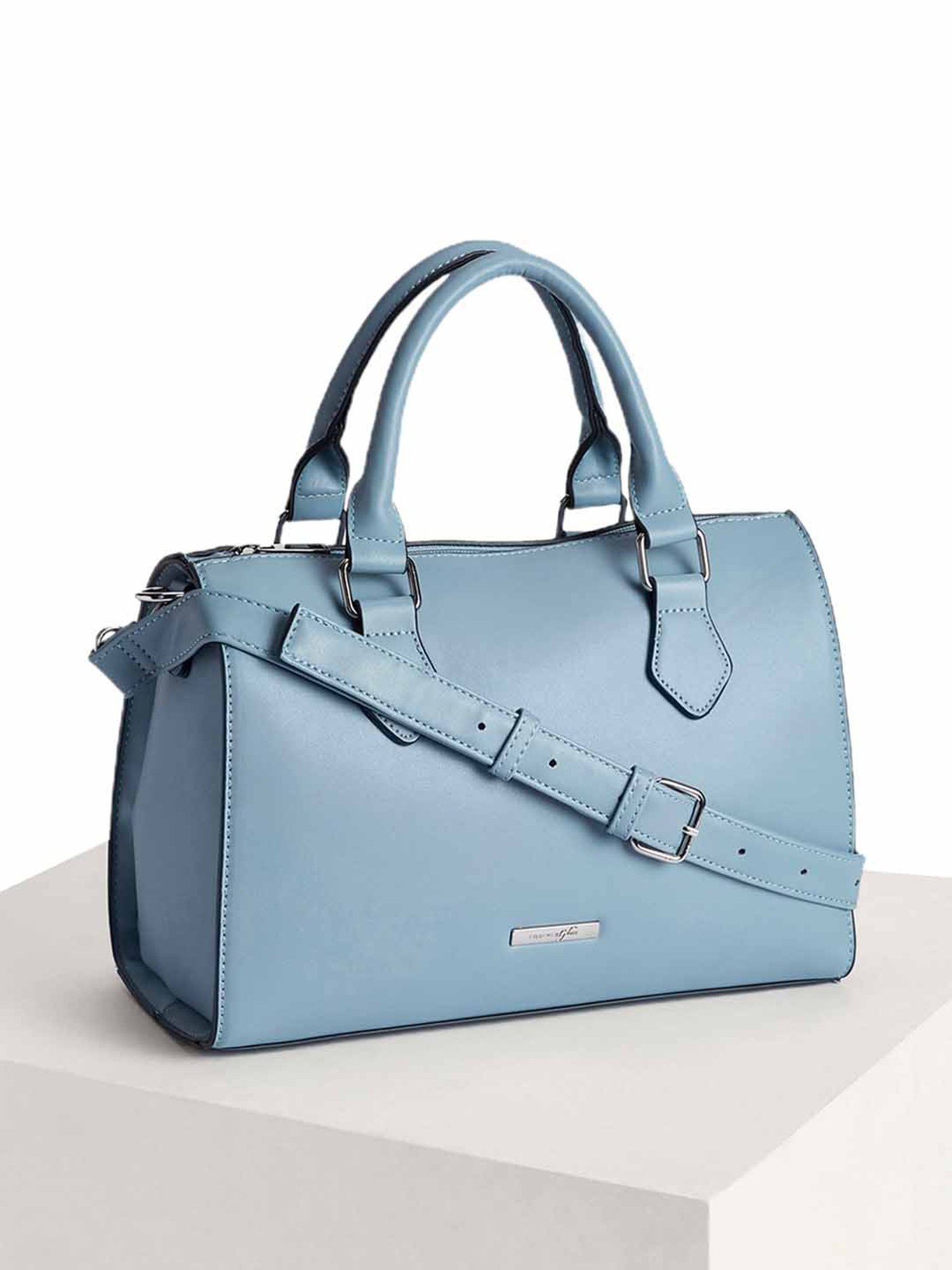 Buy Forever Glam by Pantaloons Blue Medium Satchel Handbag at Best Price @  Tata CLiQ