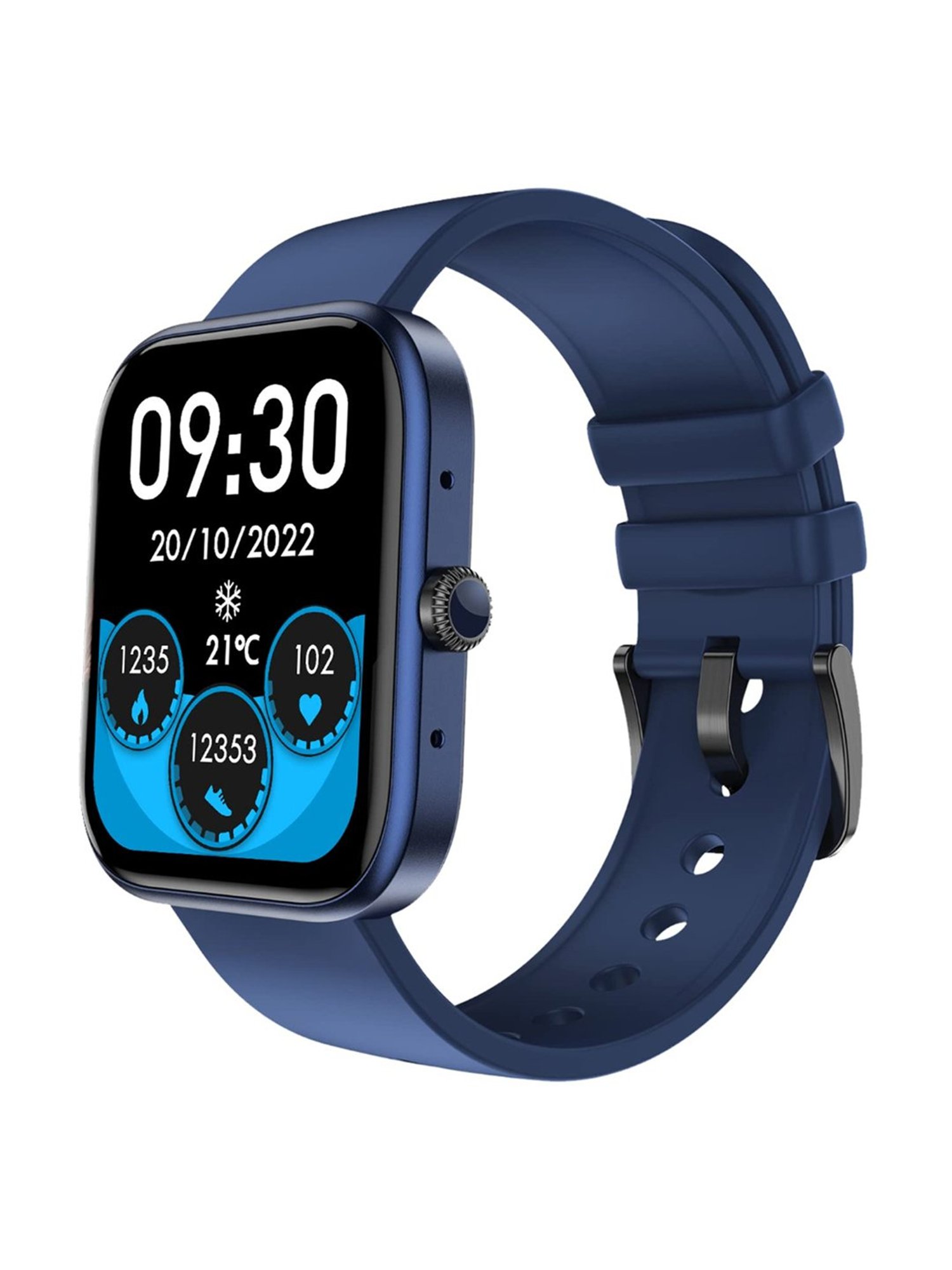 Smart watch blue colour hot sale