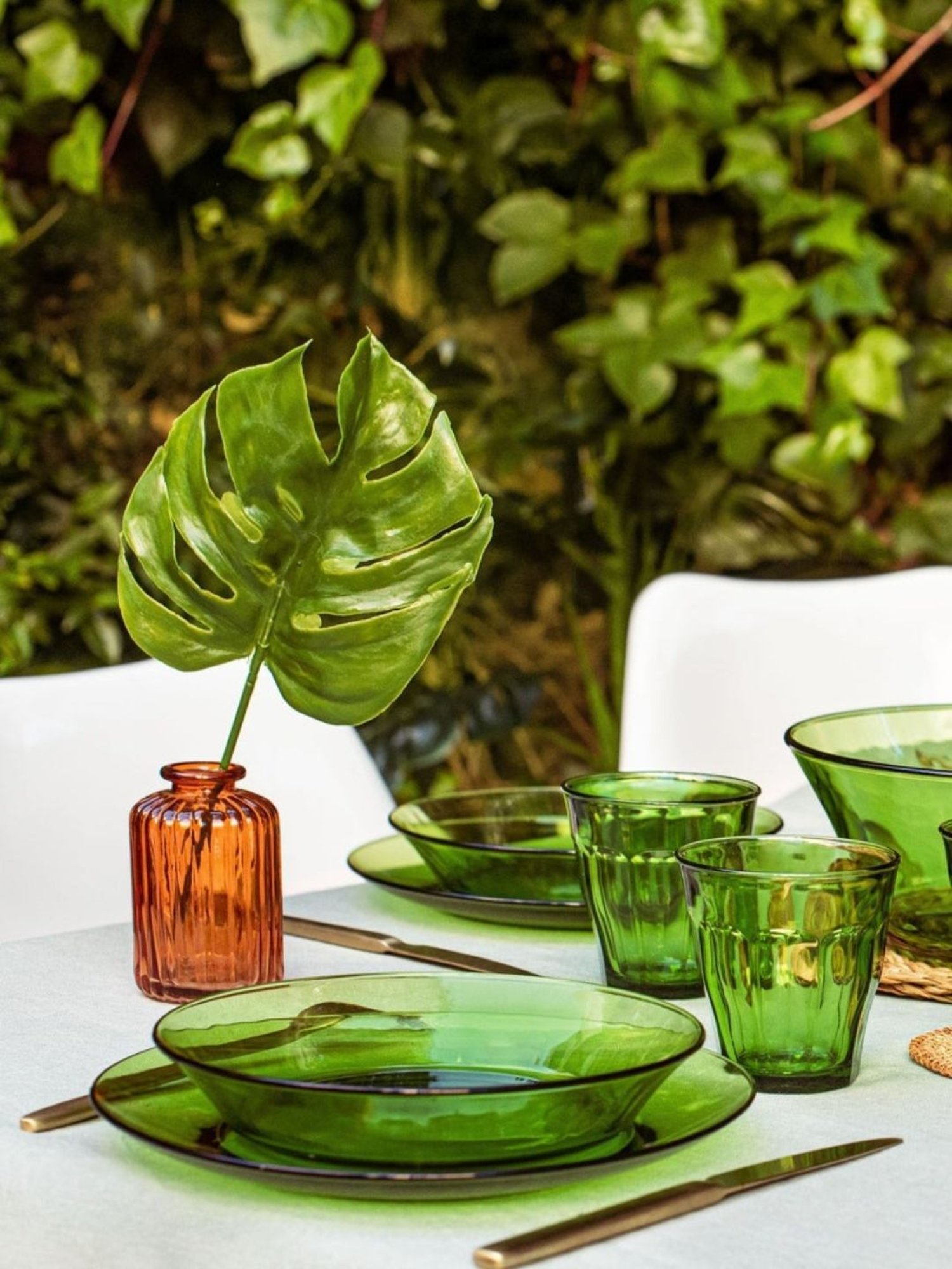 Buy Duralex Solid Green Glass Soup Plate Set of 6 19.5cm at Best Price Tata CLiQ