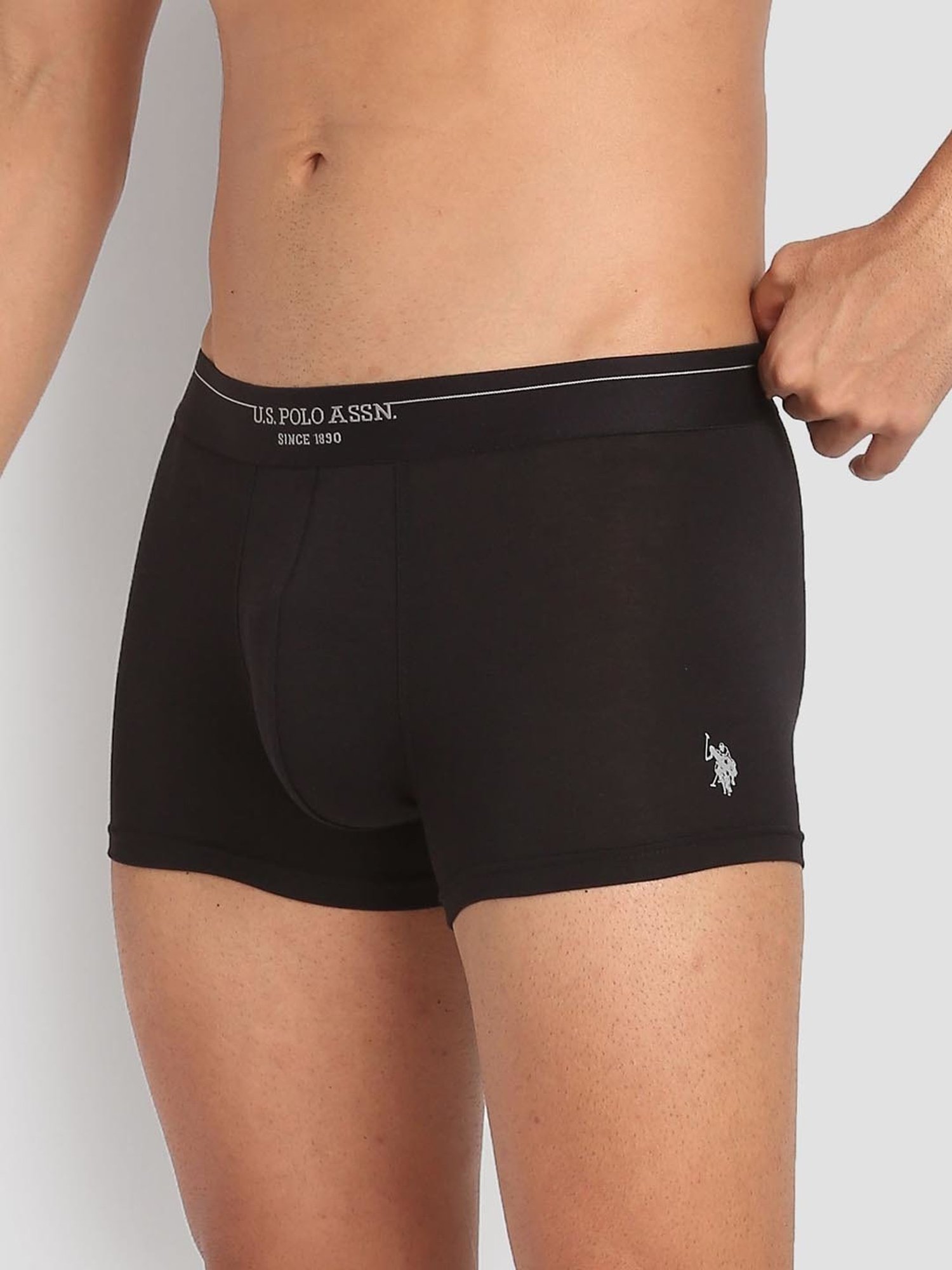 Buy U.S. Polo Assn. Black Regular fit Briefs for Mens Online @ Tata CLiQ