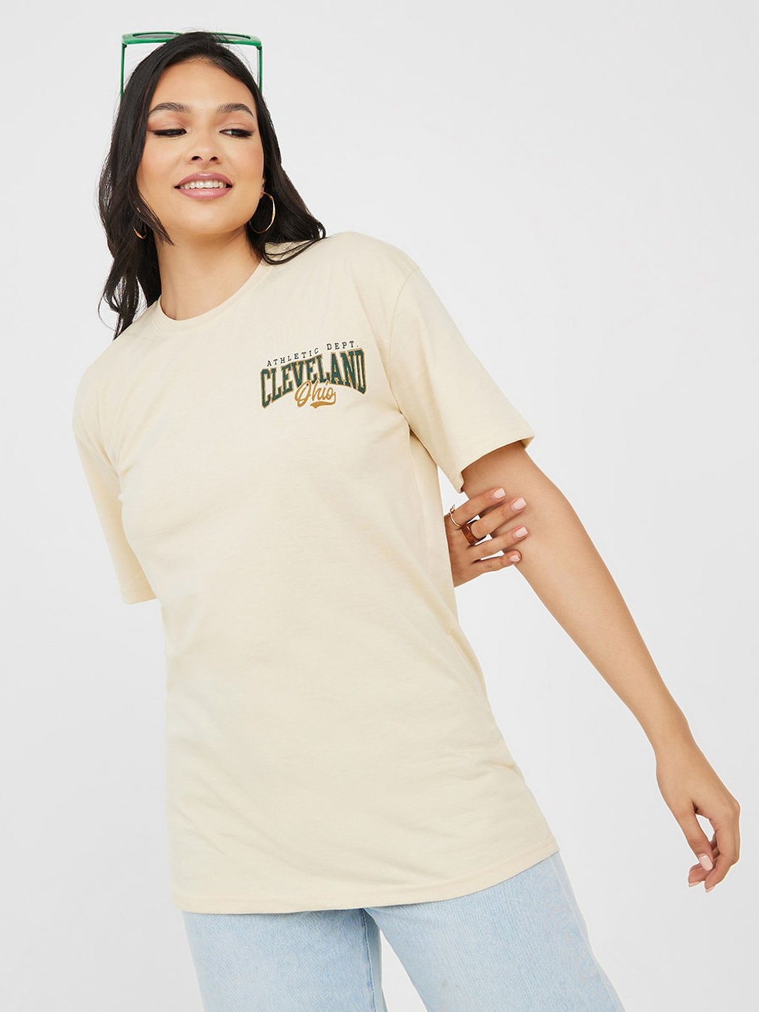 Oversized Los Angeles Back Graphic T-shirt