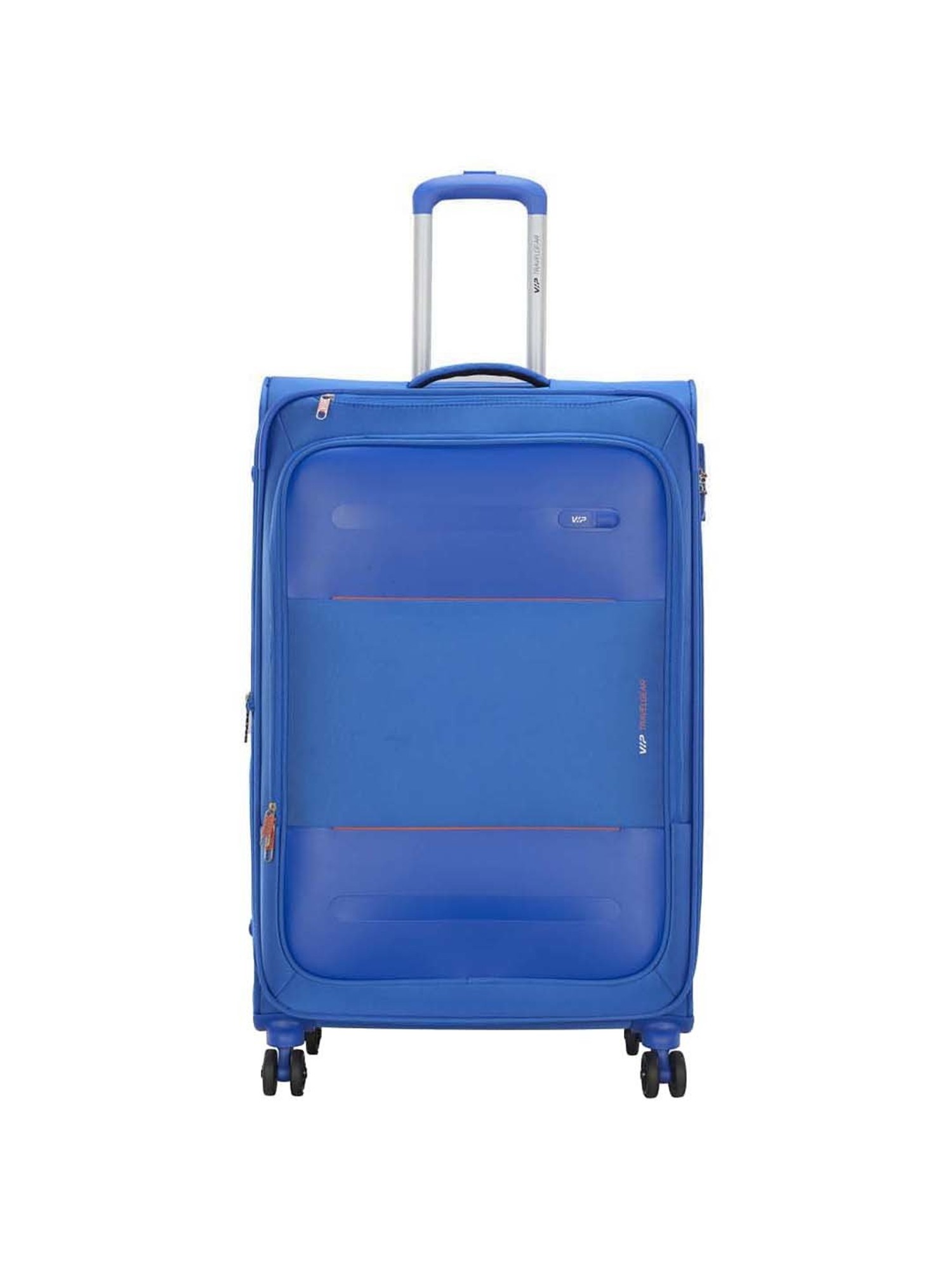VIP Aristocrat Fort Set of 3 Trolley Bags| Soft Body Luggage Bags with  Number Lock and 4 Wheels| Anti Theft Zip and 360 Rotation|  Cabin+Medium+Large (Blue) : Amazon.in: Fashion