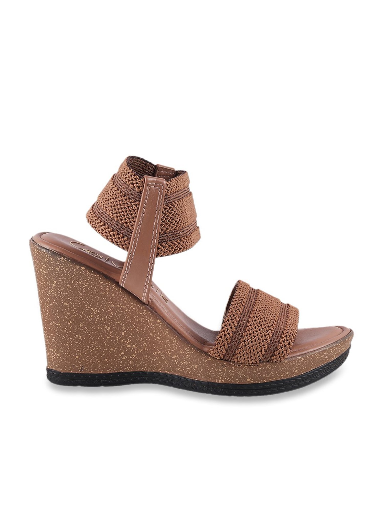KATE SPADE #42930 Brown Suede Wedge Sandals (US 6.5 EU 36.5) – ALL YOUR  BLISS