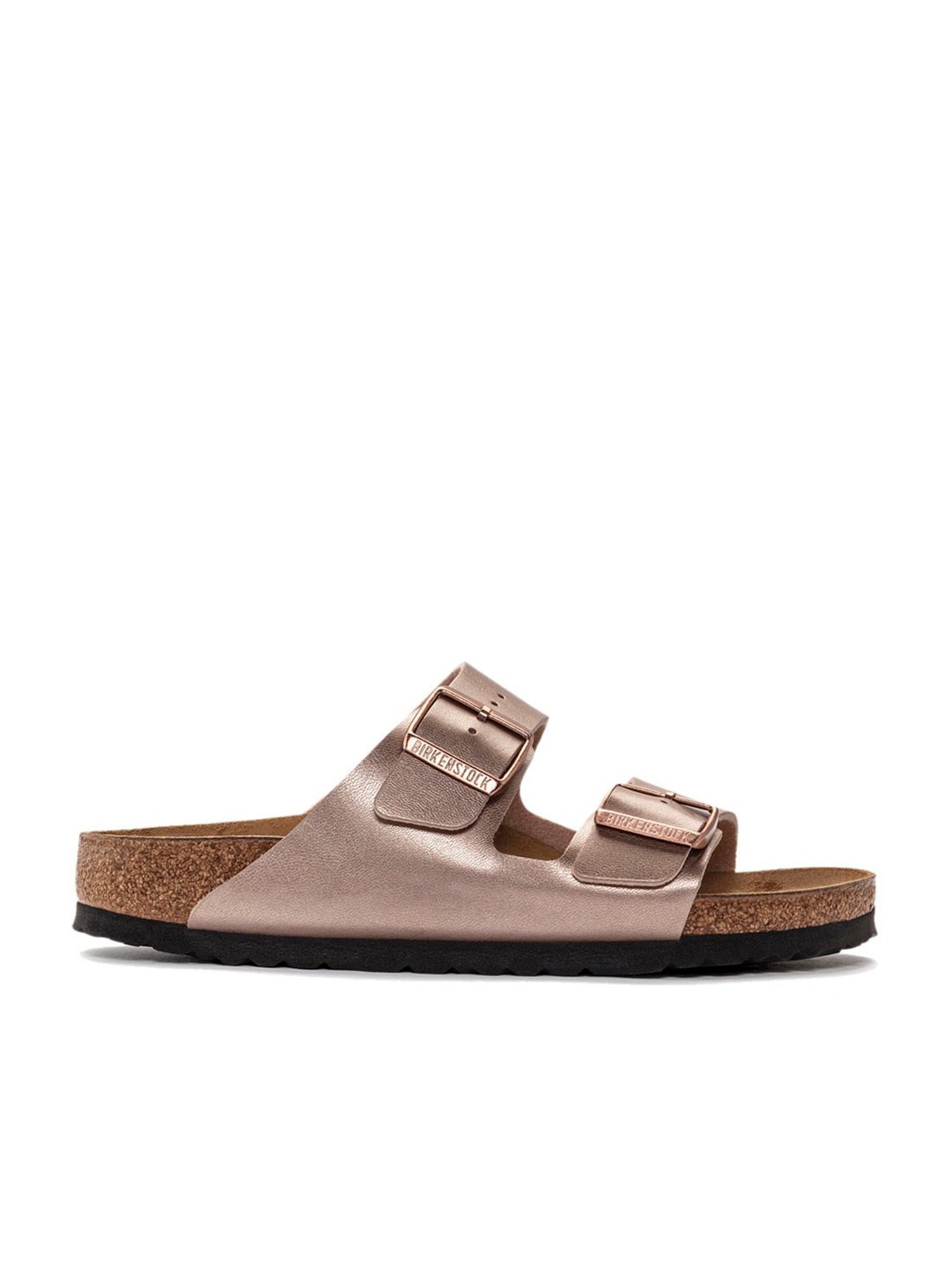 Buy Birkenstock Women s Arizona Rose Gold Casual Sandals for Women at Best Price Tata CLiQ