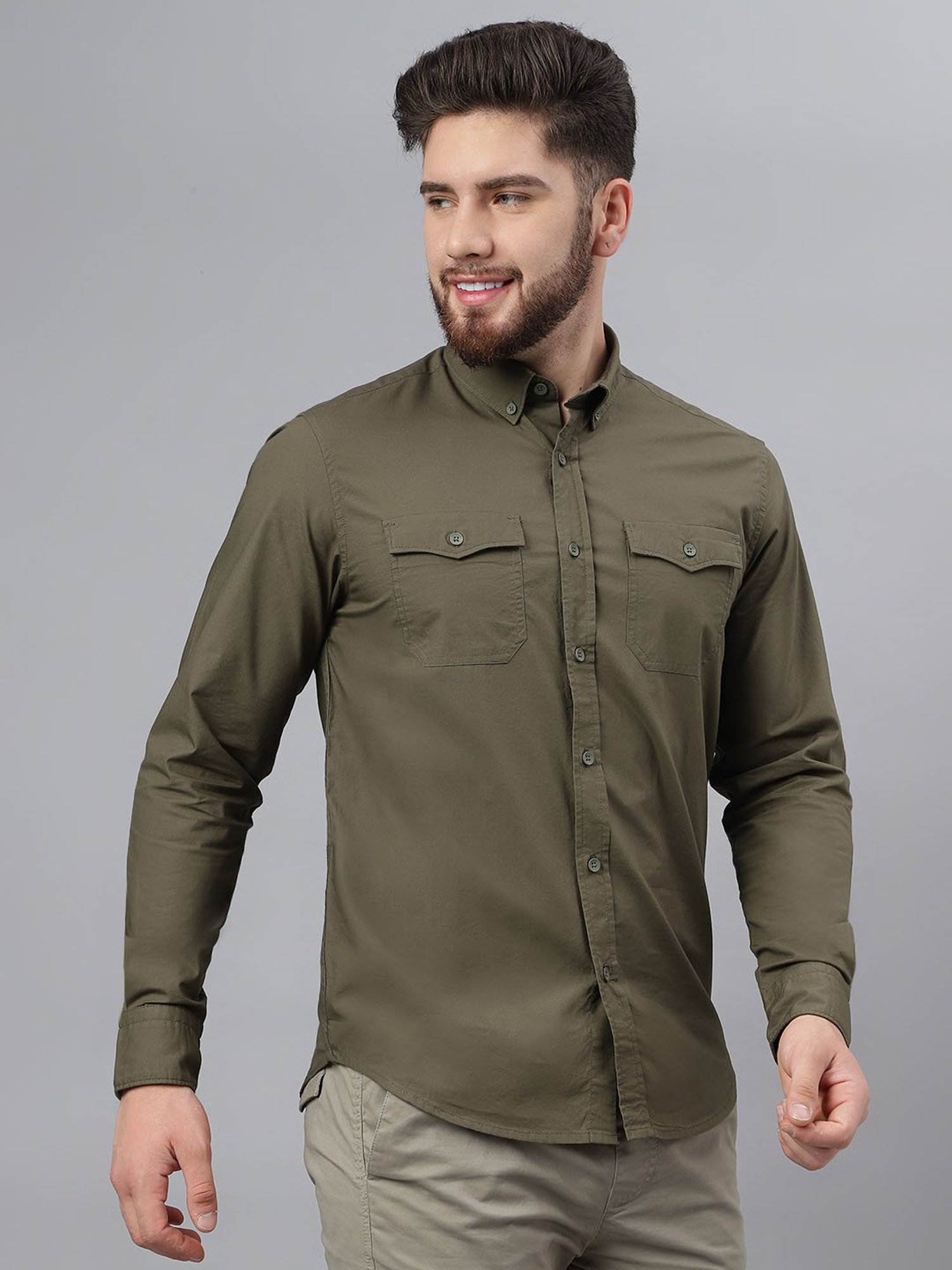 woodland casual shirts