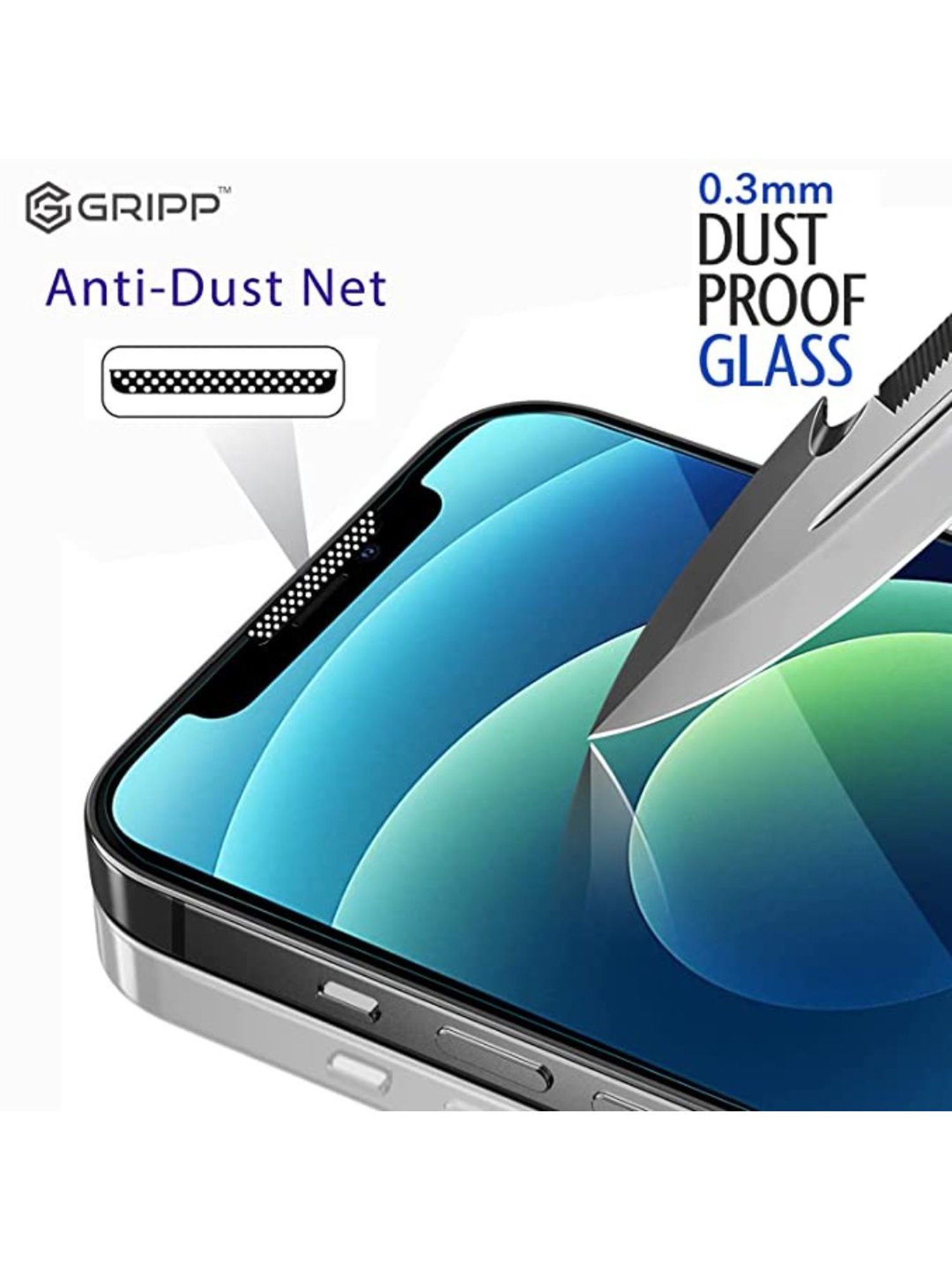 GRIPP 0.3mm Ultimate 2.3D Tempered Glass Screen Protector for