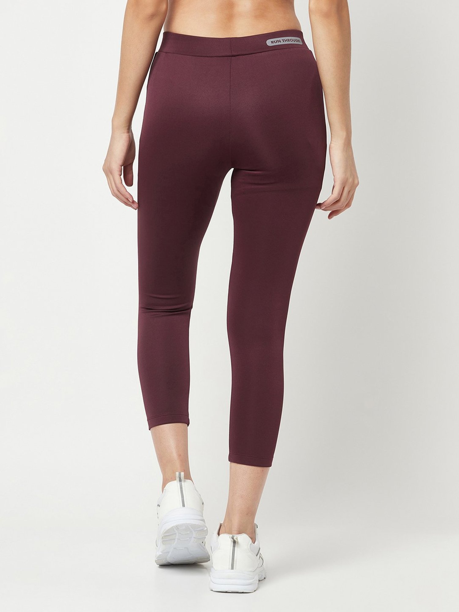 SILVERTRAQ Brown Relaxed Fit Leggings