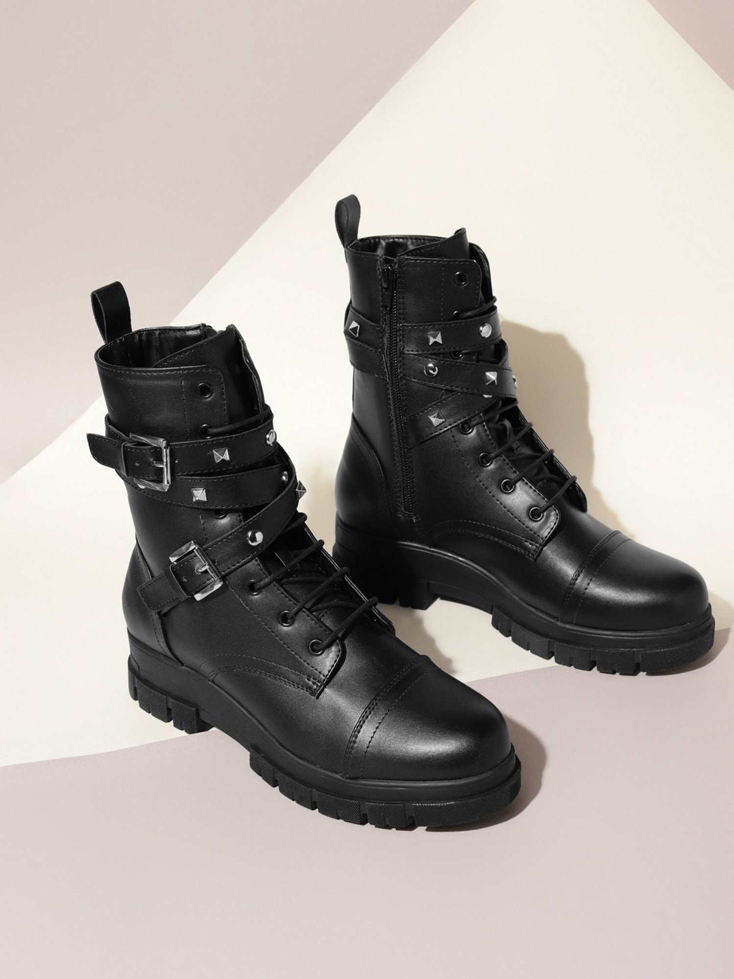 Truffle collection on sale heeled hiker boots