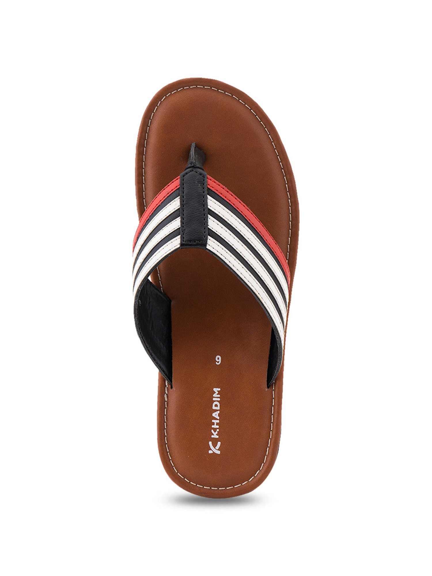 Khadim Black Floater Sandal for Men