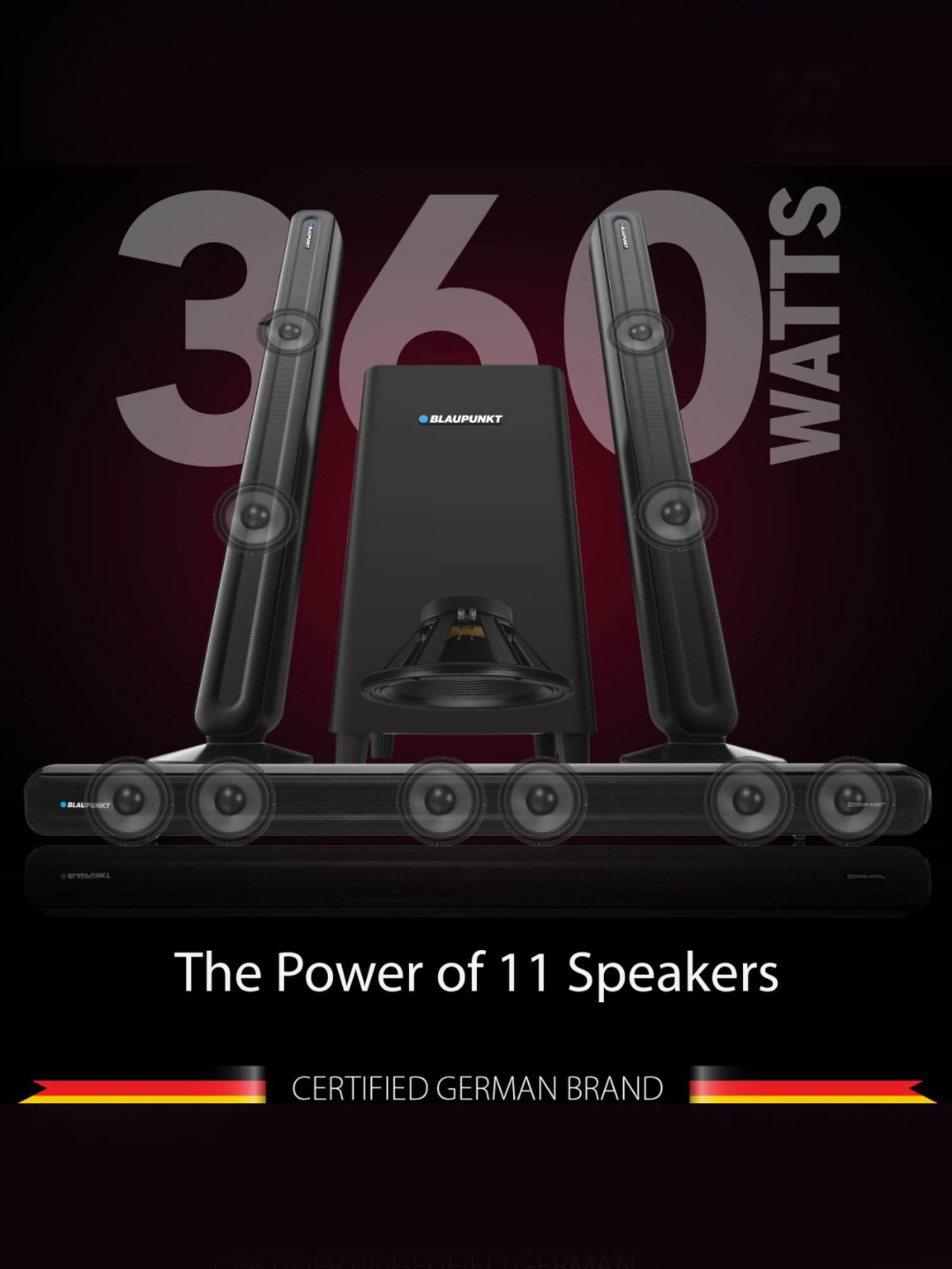 Blaupunkt 5.1 speaker sales system