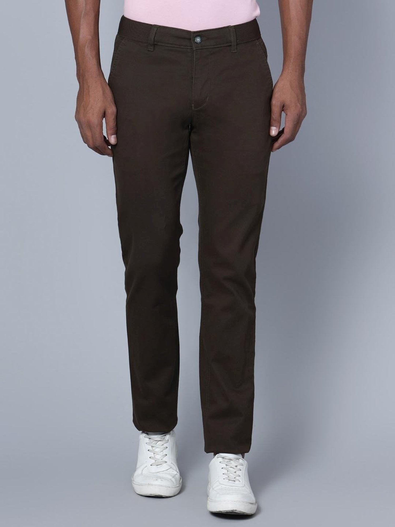 Cantabil Casual Trousers  Buy Cantabil Men Khaki Trouser Online  Nykaa  Fashion