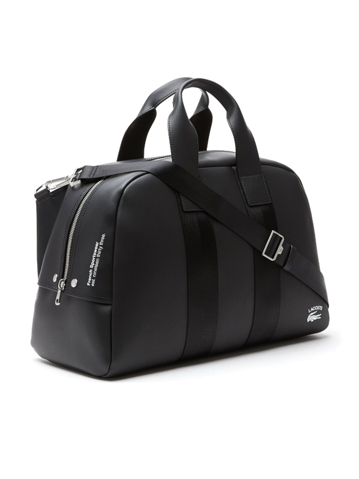 Leather bag Lacoste Black in Leather - 36671540