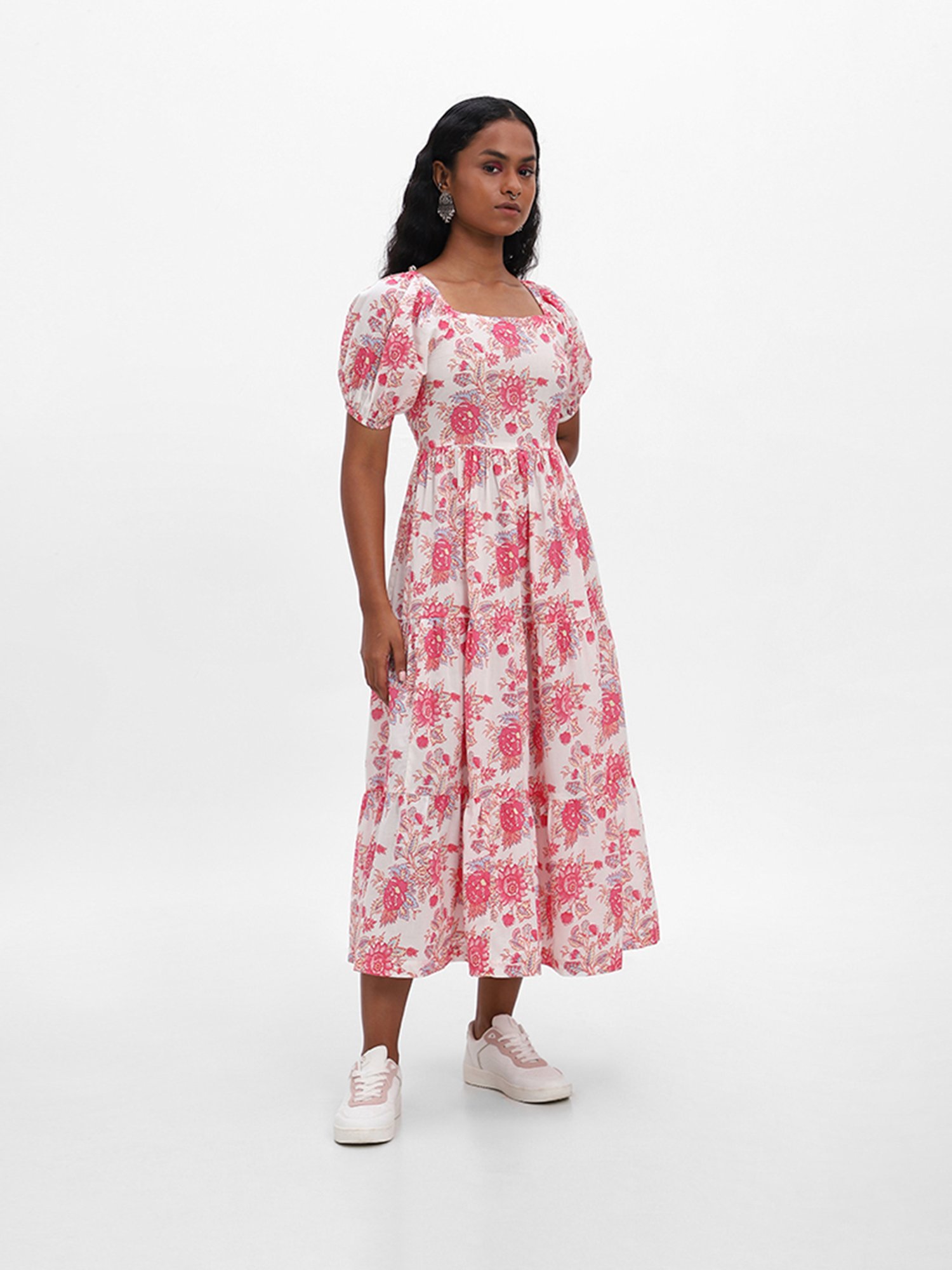 Bombay Paisley by Westside Printed Pink Dress