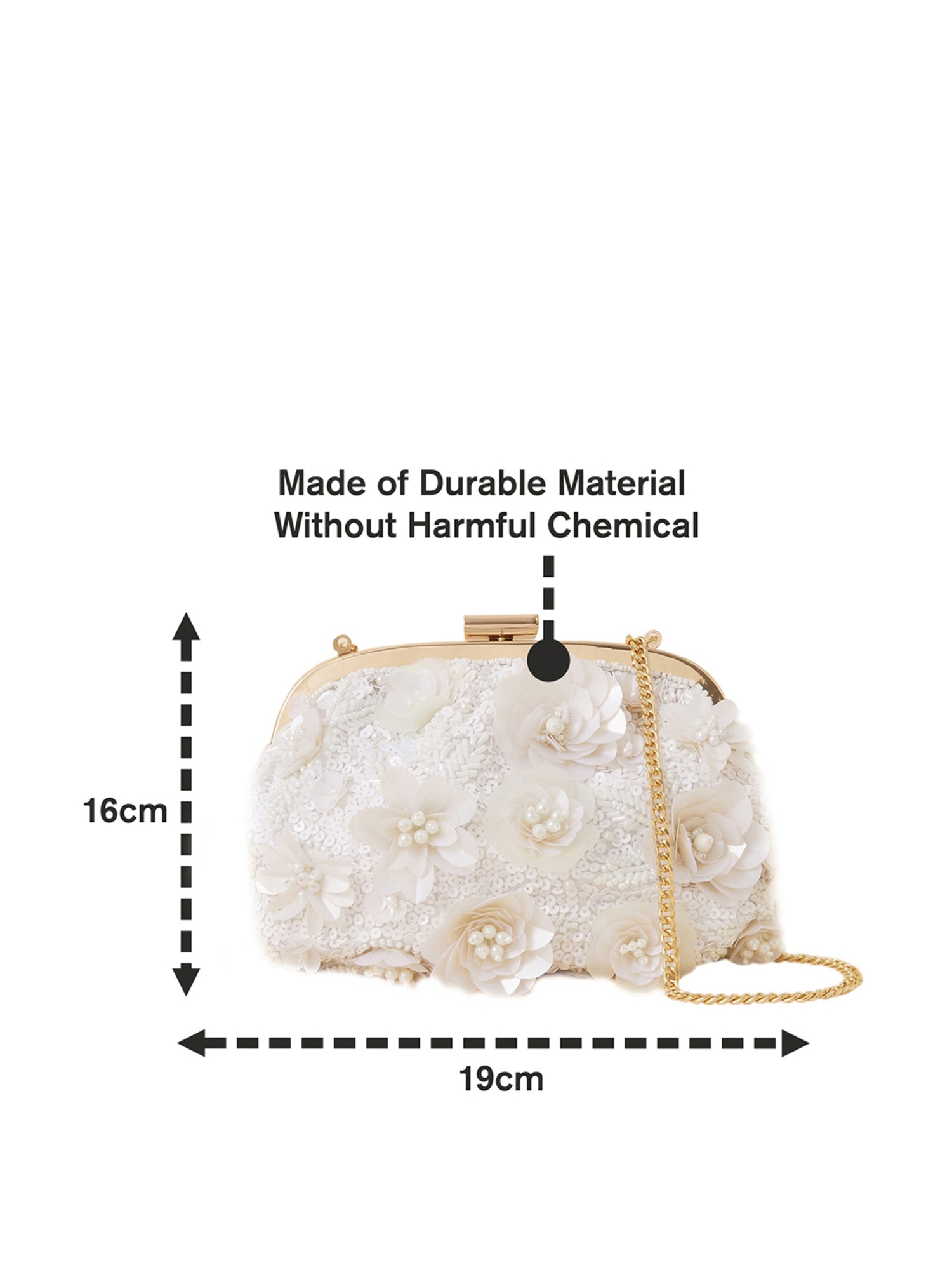 Amazon.com: ASPHODELCHIC Women Pearl Evening Bag Bride Beaded Clutch Purse  Cream White for Wedding Party (Ivory white) Small : Clothing, Shoes &  Jewelry