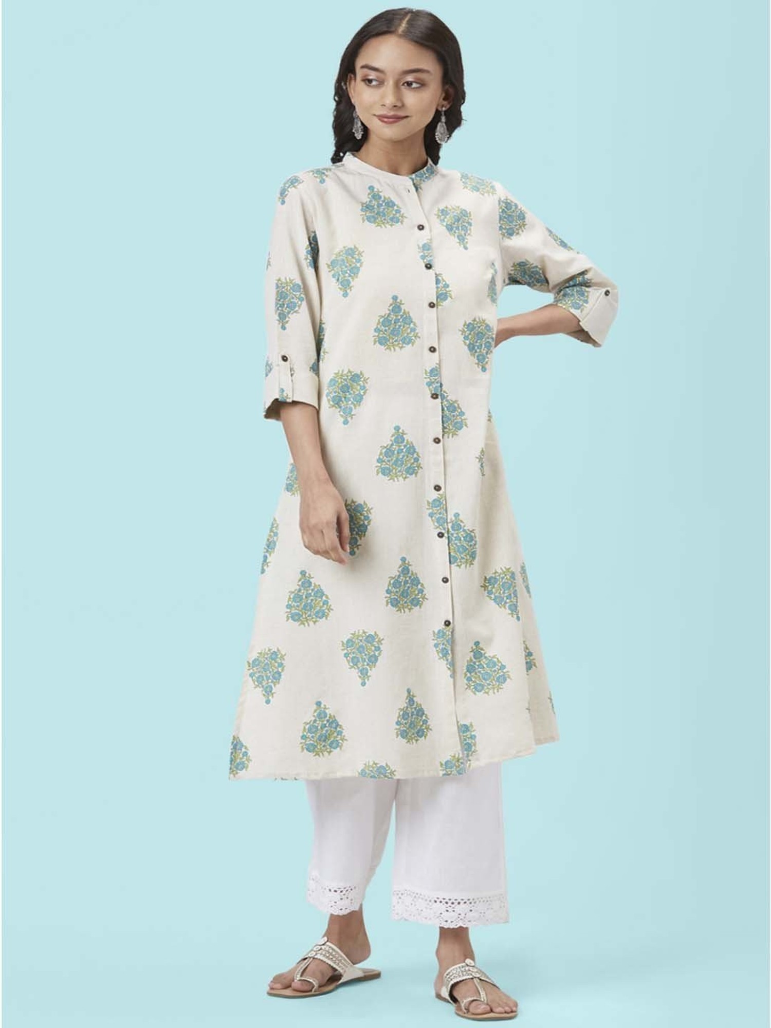 Aarvi Rang Manch Casual Wear Kurti With Bottom Collection textileexport