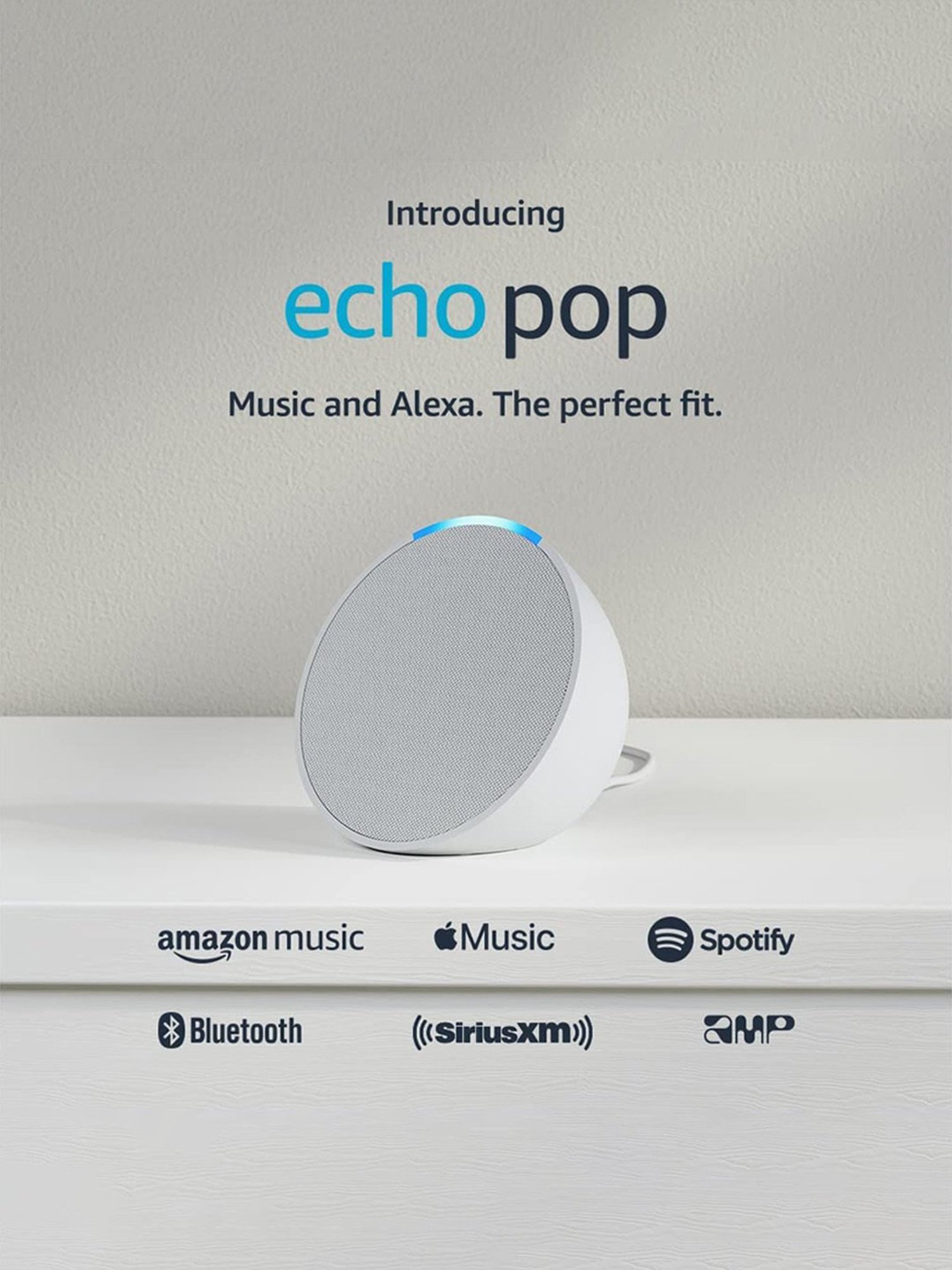 Buy  Echo Pop Full Sound Compact Smart Speaker with Alexa Online At Best  Price @ Tata CLiQ