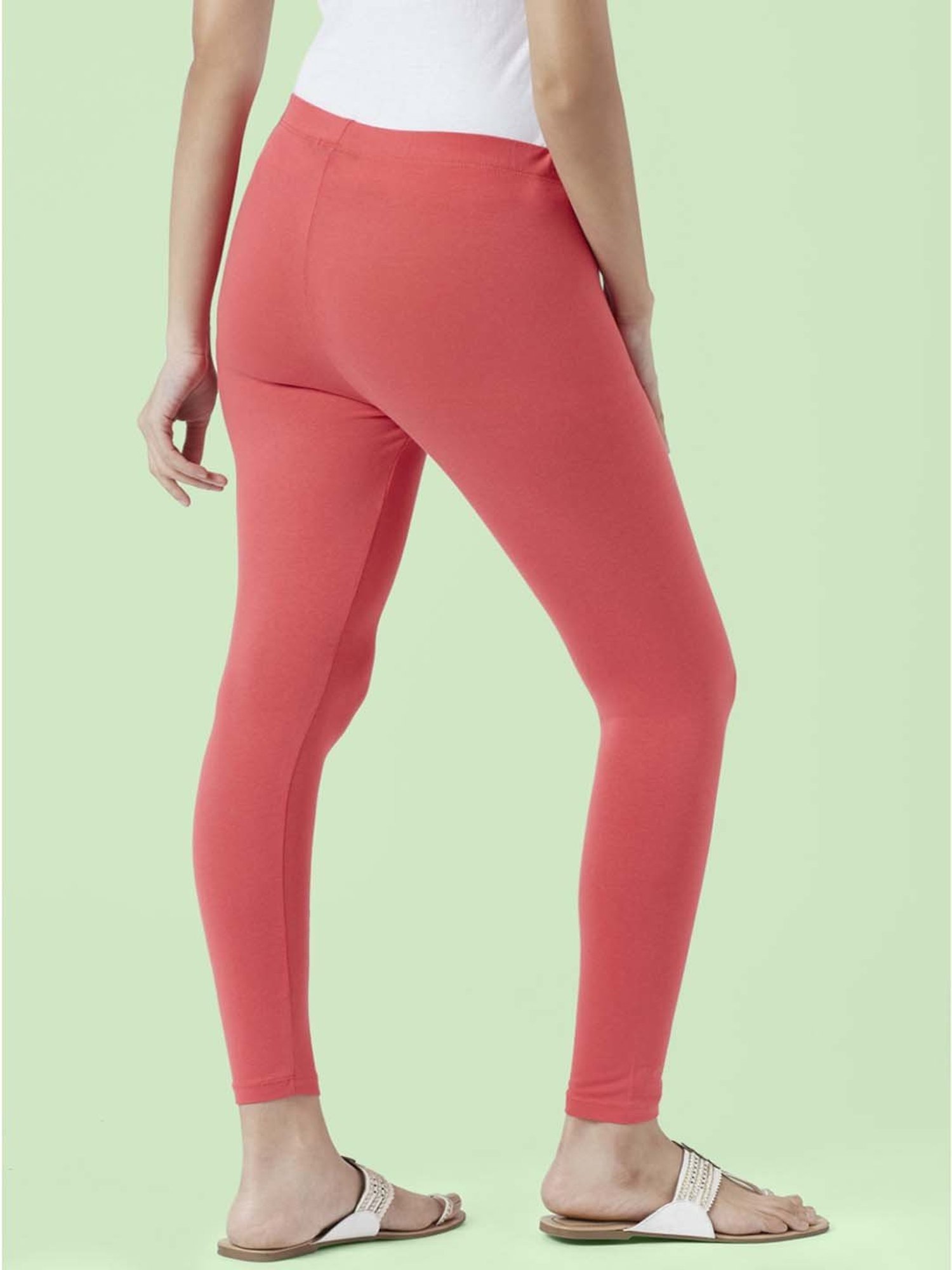Buy Pink Leggings for Women by AVAASA MIX N' MATCH Online | Ajio.com