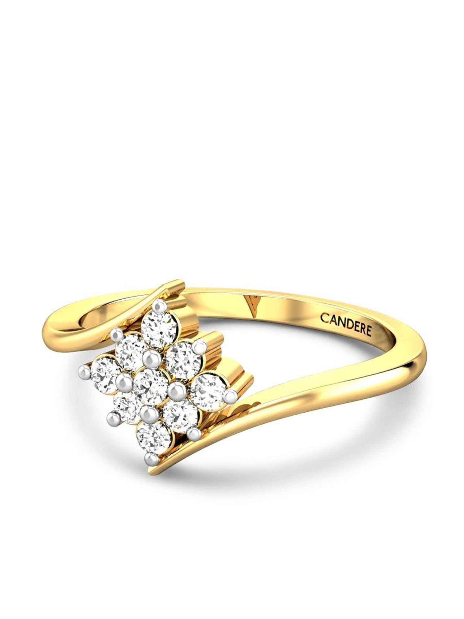 Candere by Kalyan Jewellers Gold Ring 14kt Yellow Gold ring Price in India  - Buy Candere by Kalyan Jewellers Gold Ring 14kt Yellow Gold ring online at  Flipkart.com