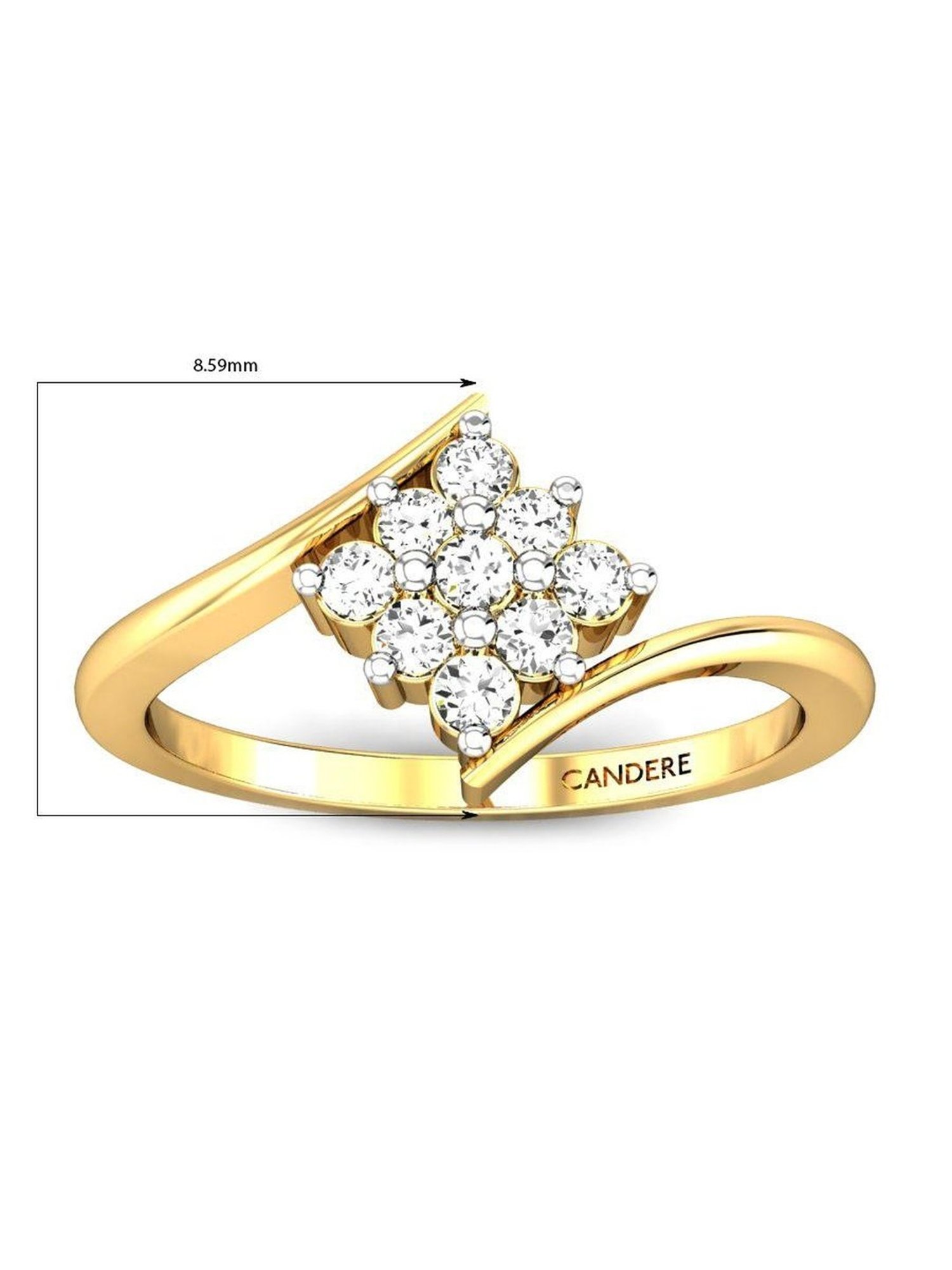Shop Online Diamond Engagement Rings| Kalyan Jewellers