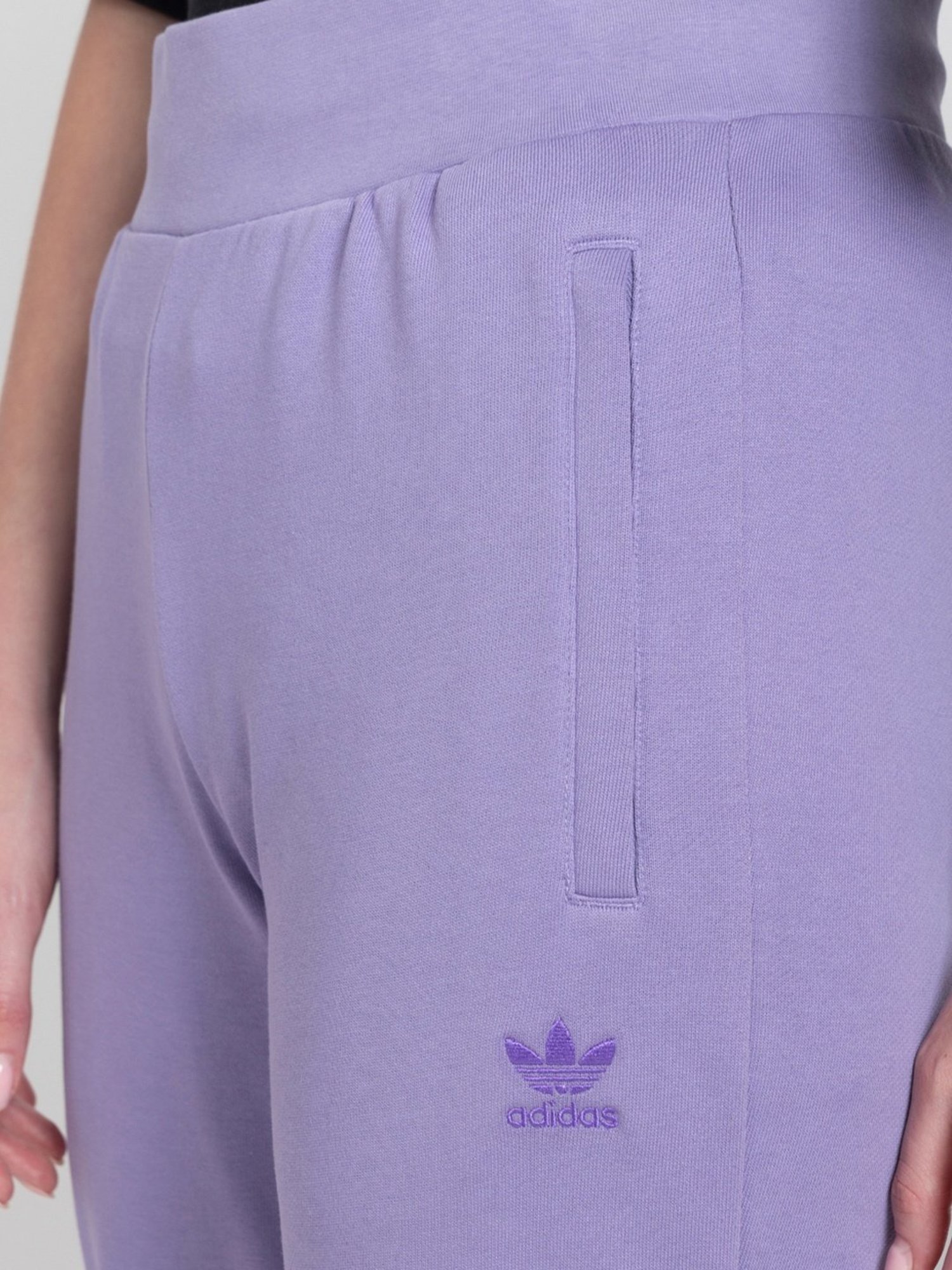 Buy Adidas Originals Purple Cotton Track Pants for Women Online
