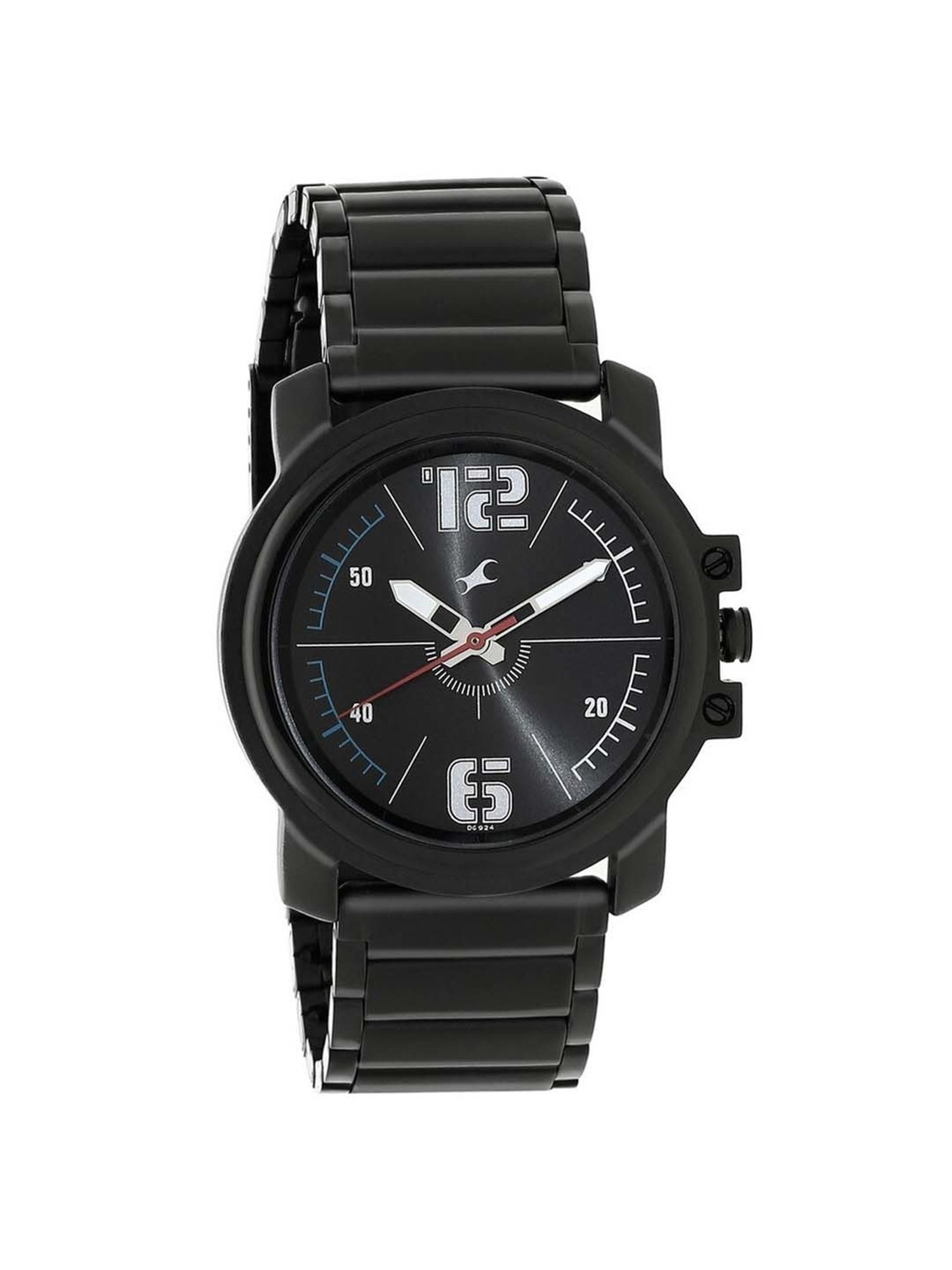 Fastrack black discount metal chain watches