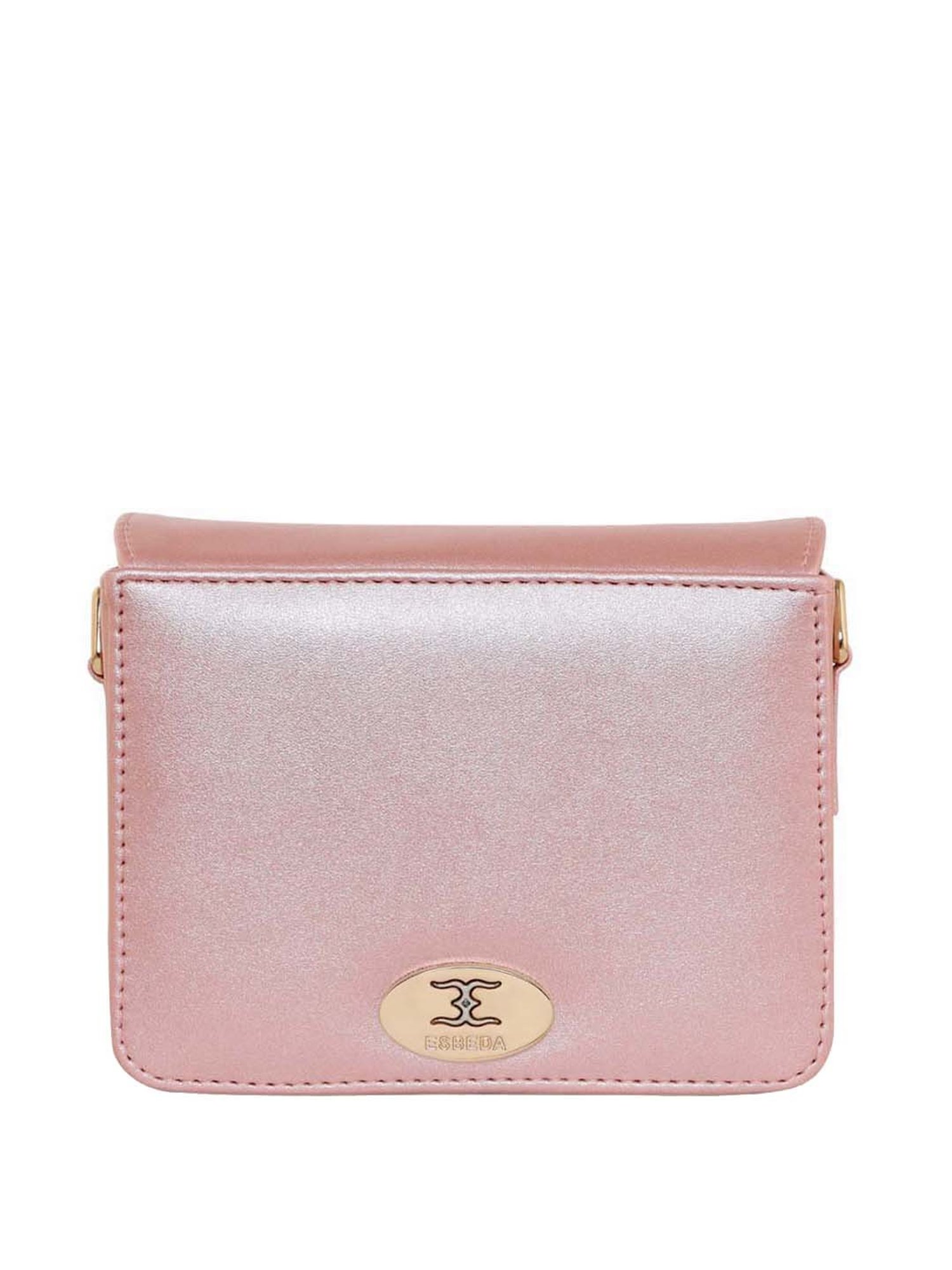 Buy ESBEDA Grey Colour Mini Dot Printed Glitter Shine Handbag for Women  online